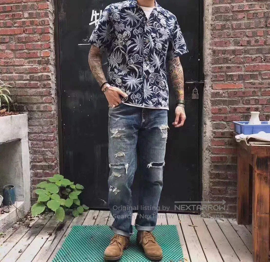 Visvim visvim journeyman pants tacked crash denim. Size US 34 / EU 50 - 5 Thumbnail
