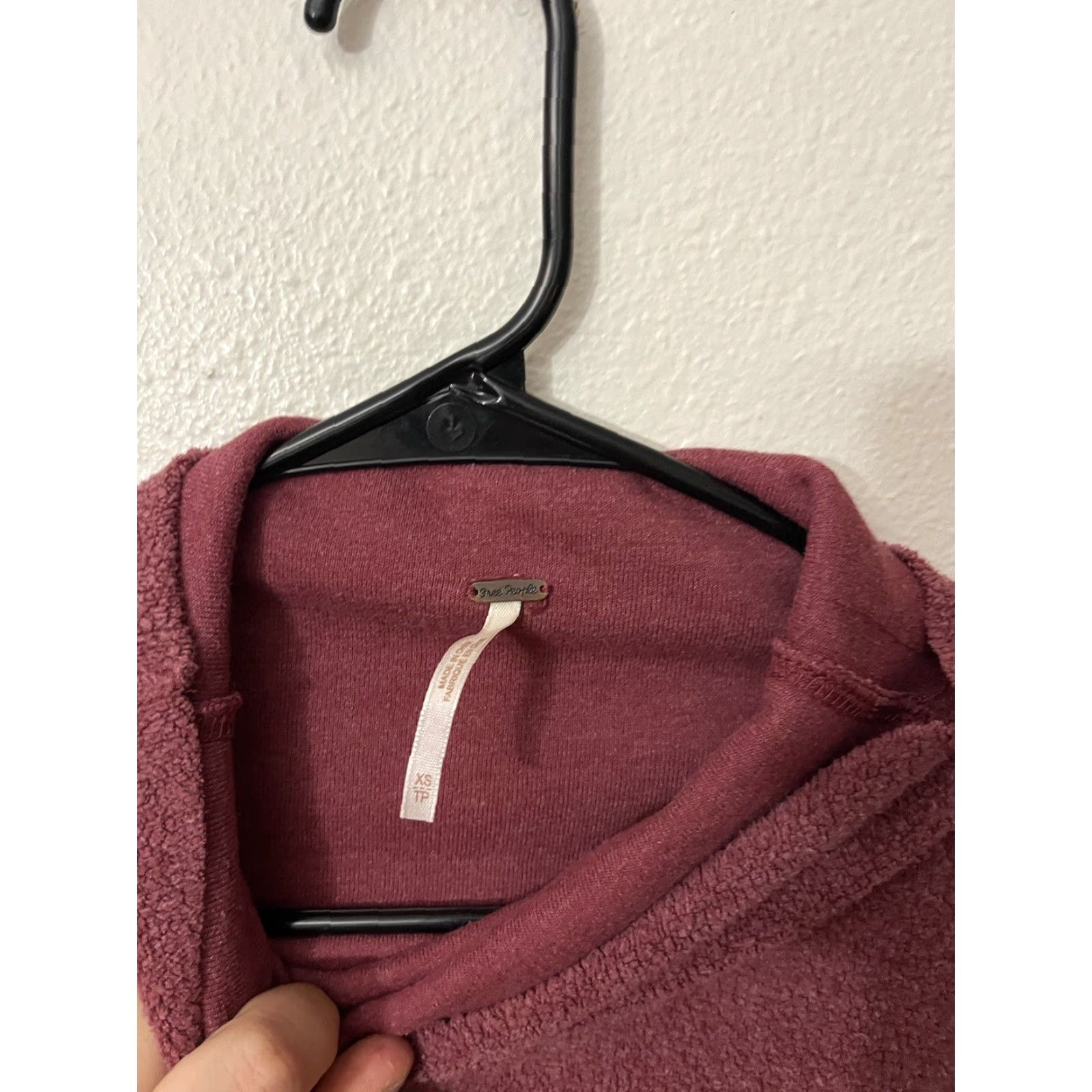 Free People FREE PEOPLE Oversized Turtleneck Sweater Tunic XS Red Women Size XS / US 0-2 / IT 36-38 - 3 Thumbnail