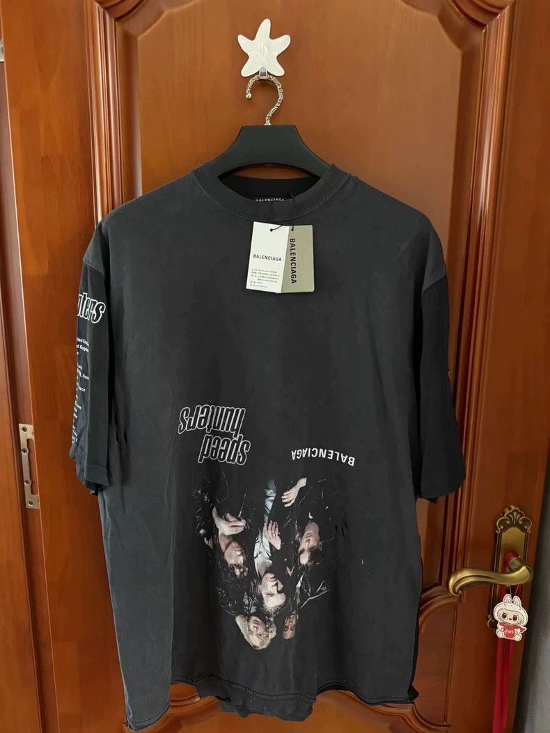 Balenciaga Balenciaga Speed Hunter Short Sleeve Do Old Destruction De Size US L / EU 52-54 / 3 - 1 Thumbnail