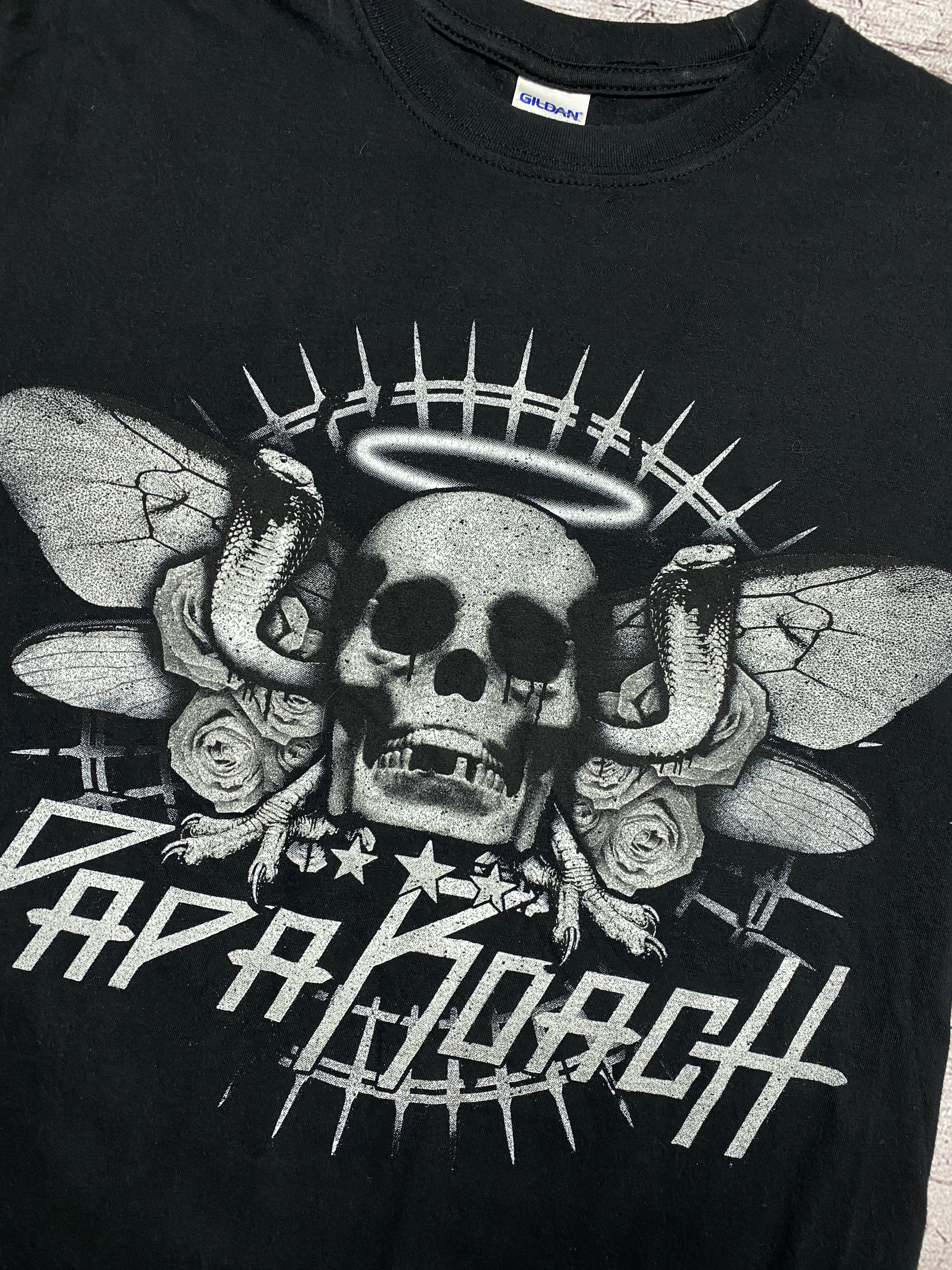 Band Tees × Vintage Papa Roach Vintage Mens Rock Band T-Shirt Size US S / EU 44-46 / 1 - 3 Thumbnail