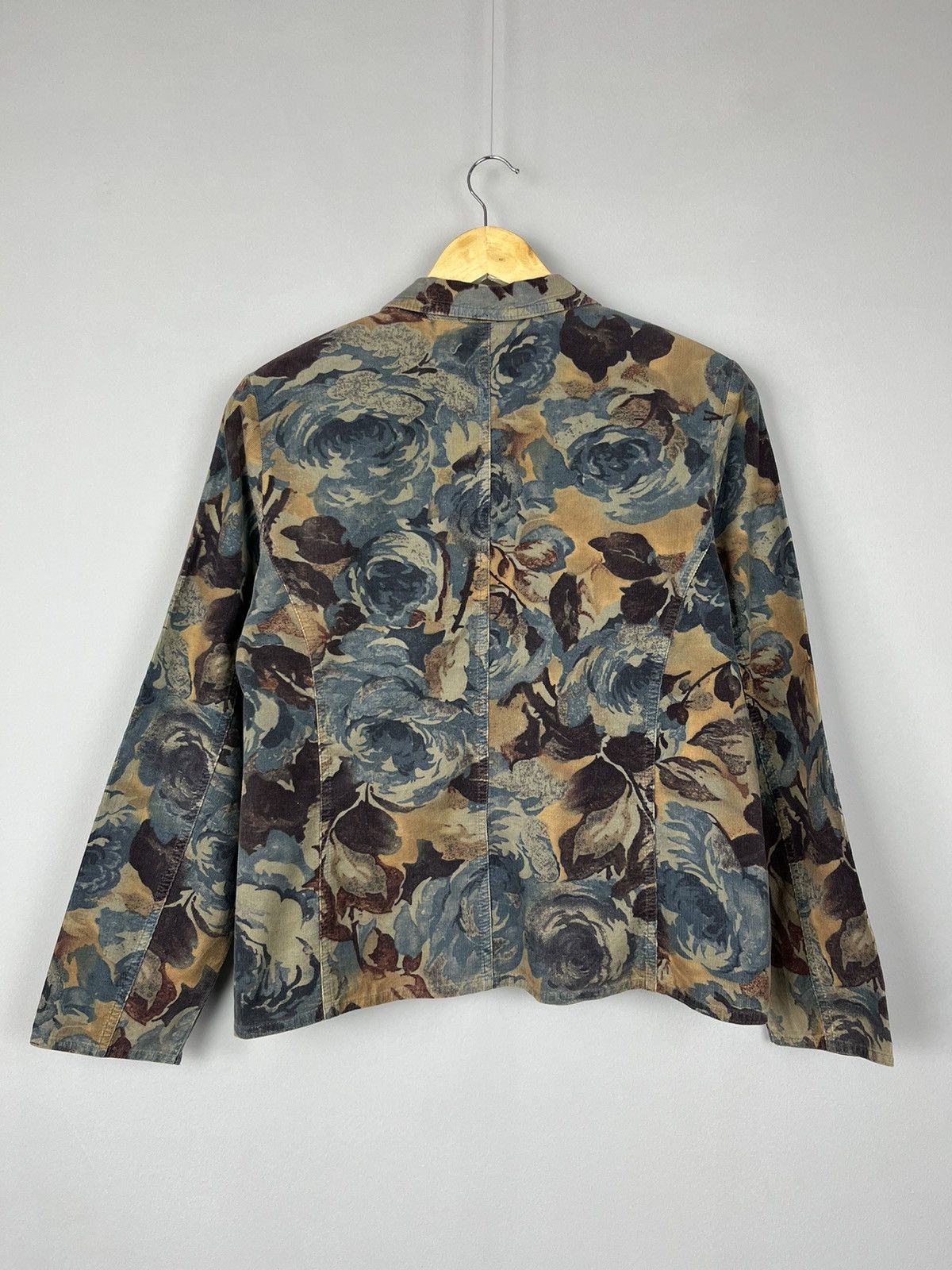 Vintage Vintage Rare Streetwear Y2K Floral Blazer Size L / US 10 / IT 46 - 6 Thumbnail