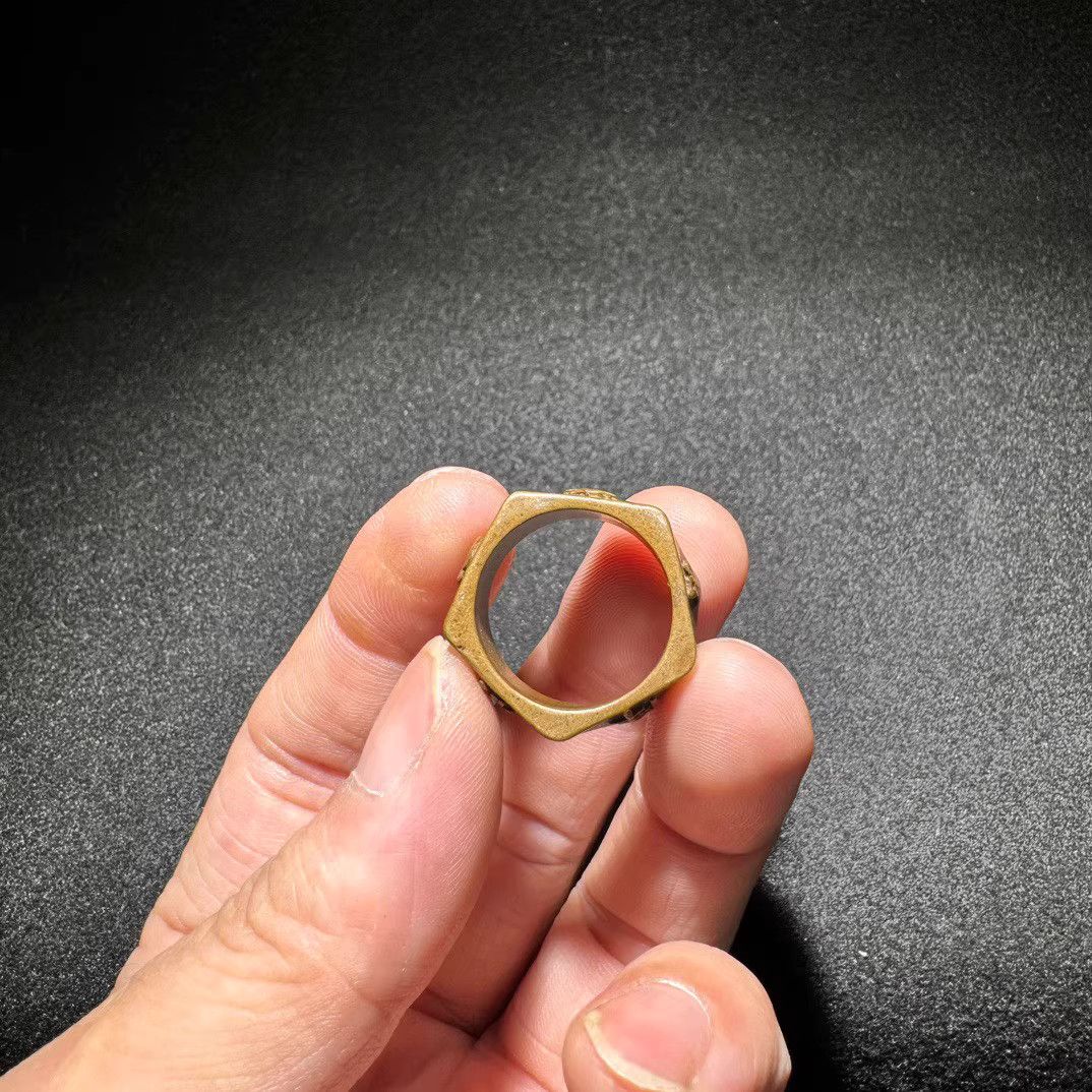 VIBE Chrome Vintage Rings🔥🔥🔥 Size ONE SIZE - 6 Thumbnail