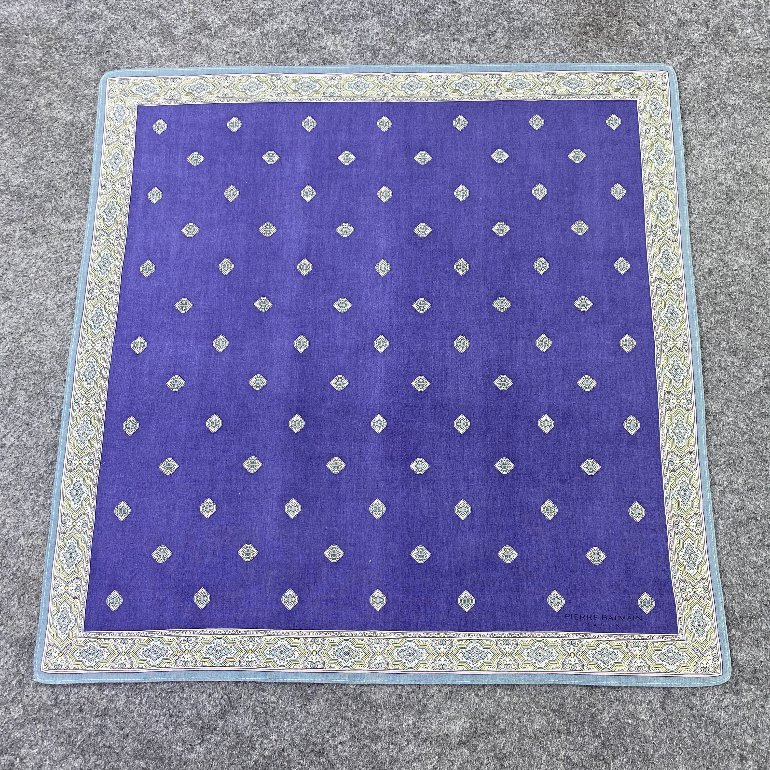 Pierre Balmain Pierre Balmain Handkerchief / Bandana / Neckerchief-B1085 Size ONE SIZE - 3 Thumbnail