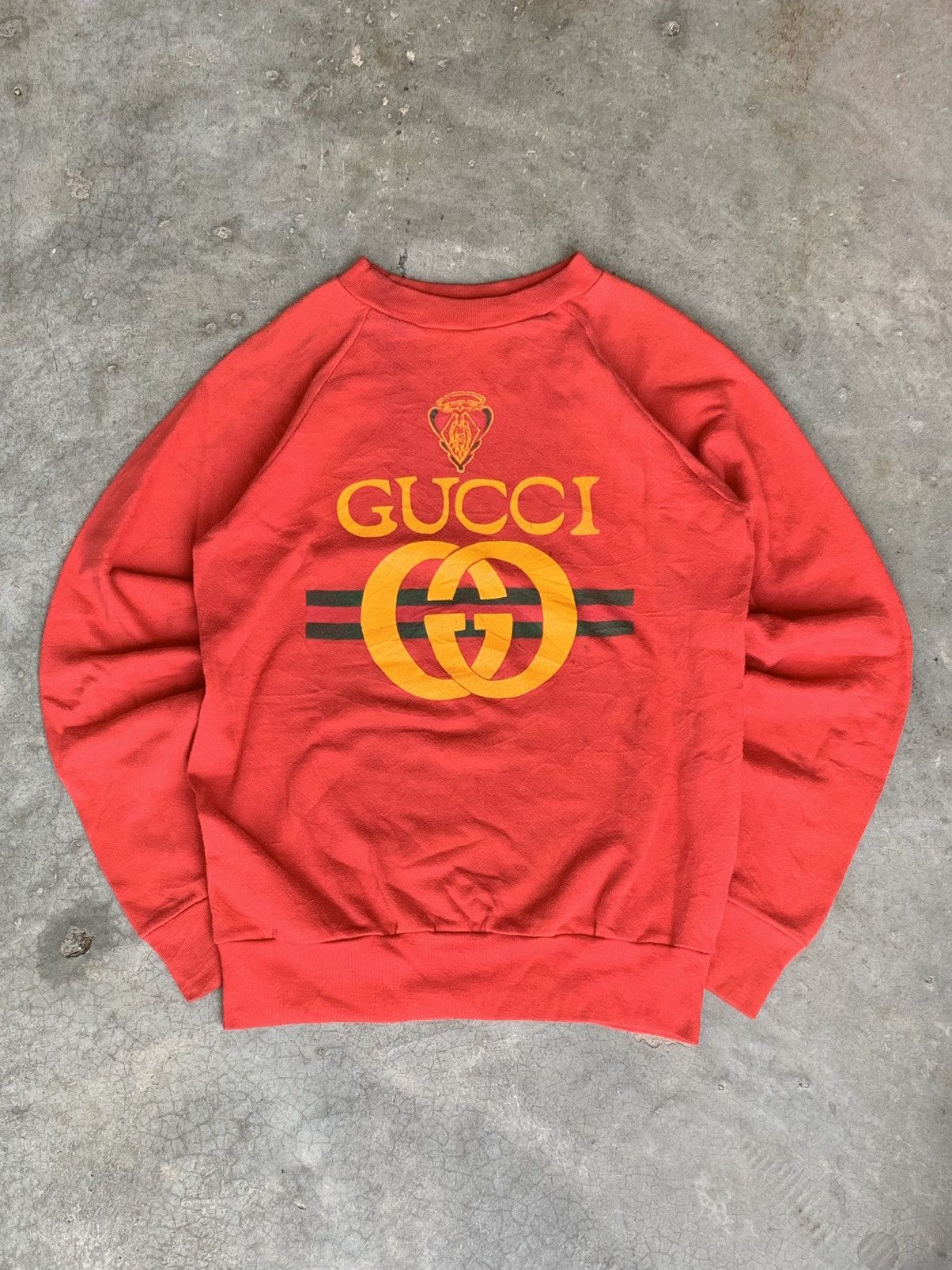 Vintage Vintage 80's Gucci Boot Crewneck Size US XS / EU 42 / 0 - 1 Thumbnail