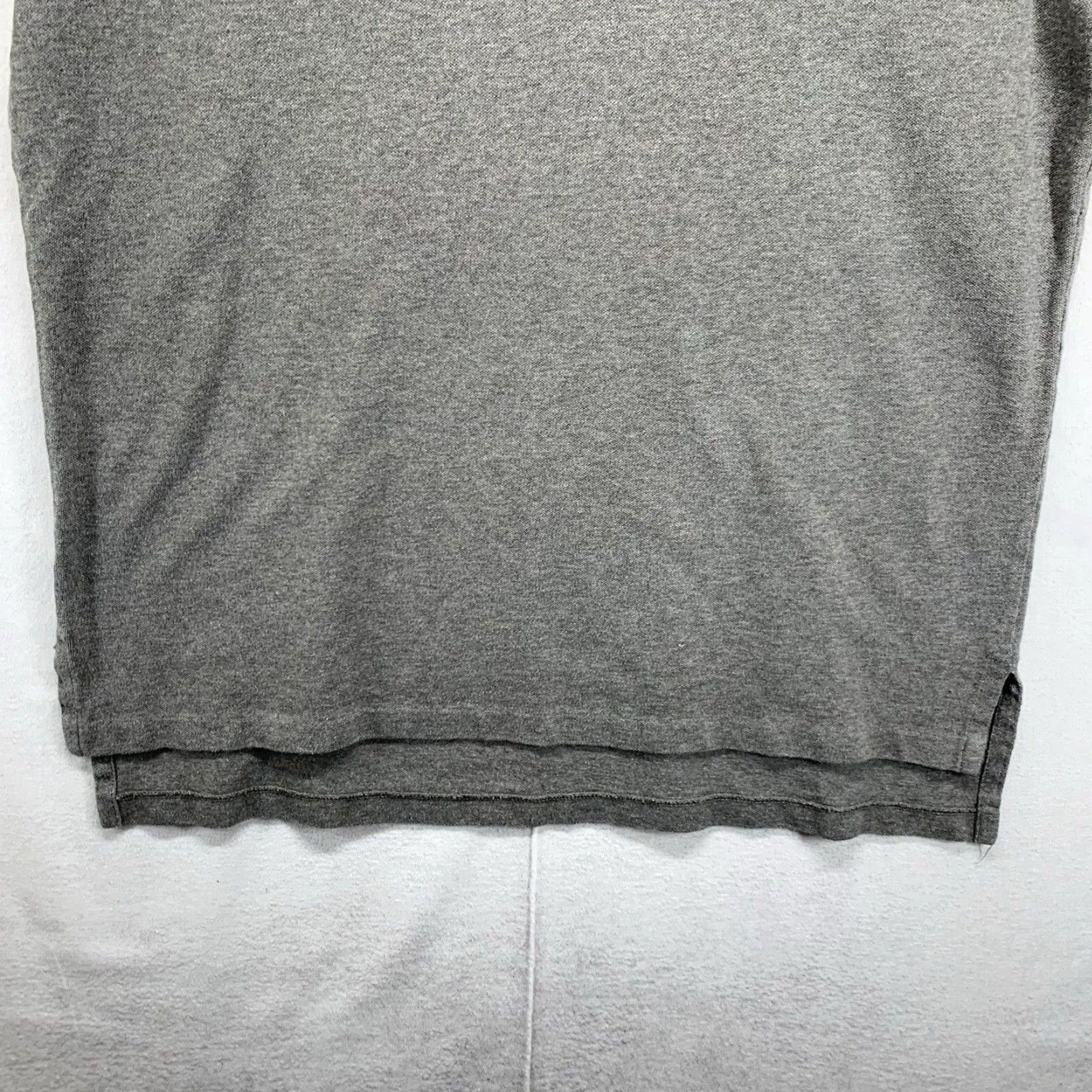 Polo Ralph Lauren Polo Ralph Lauren Button-Up Shirt Large 100% Cotton Short Sleeve Gray Solid Preppy Classic Mens Size US L / EU 52-54 / 3 - 5 Thumbnail