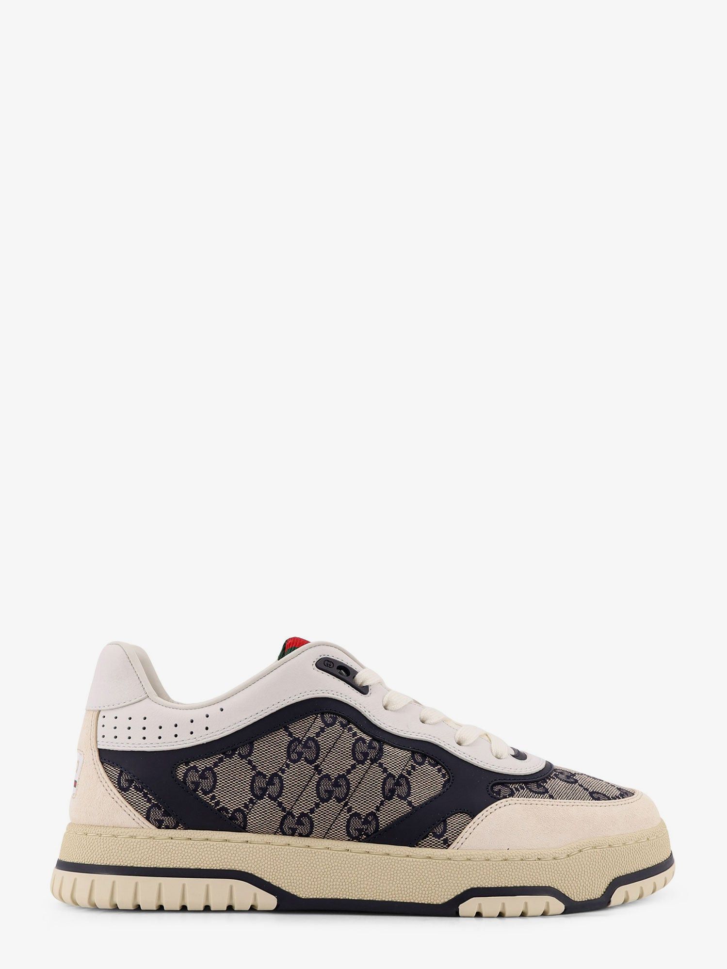 Gucci Re-Web Gg Original Fabric And Suede Sneakers Size US 12 / EU 45 - 1 Thumbnail