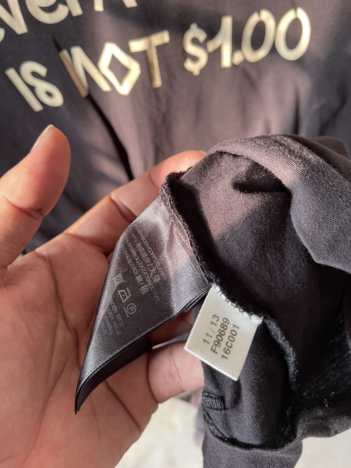 Yohji Yamamoto Y-3 Yohji Yamamoto 'Everything Is Not $1.00' Tee Size US S / EU 44-46 / 1 - 8 Thumbnail