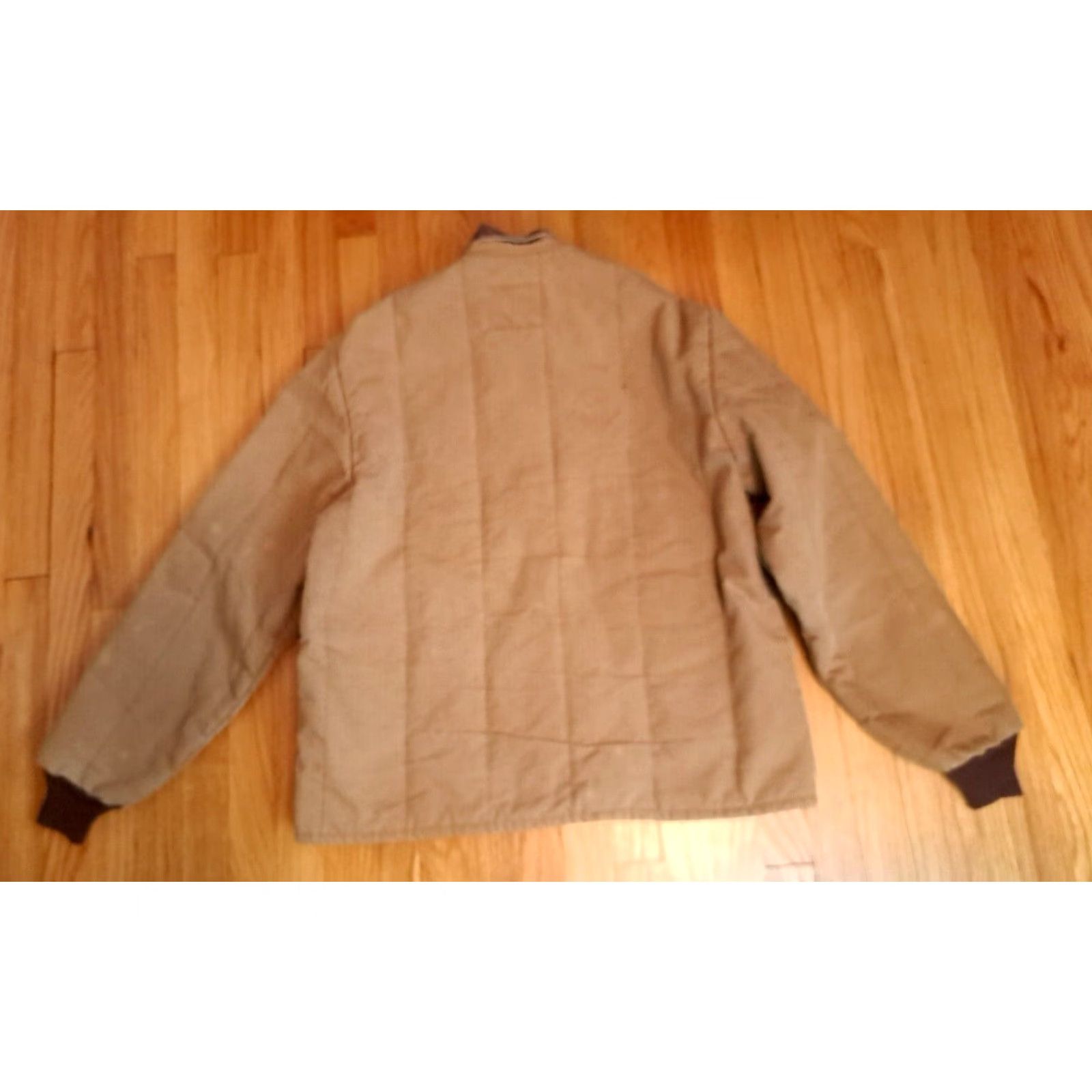 Vintage VINTAGE Highland Mills USA Canvas Field Jacket full zip XL Brown Mens Jacket Size US XL / EU 56 / 4 - 2 Thumbnail
