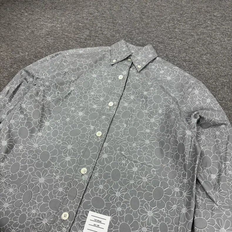 Thom Browne Thom Browne Line floral full-print long sleeve shirt Size XS / US 0-2 / IT 36-38 - 4 Thumbnail