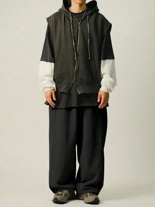 Japanese Brand Baggy drip drill CentralCee sweatpants Size US 32 / EU 48 - 3 Thumbnail
