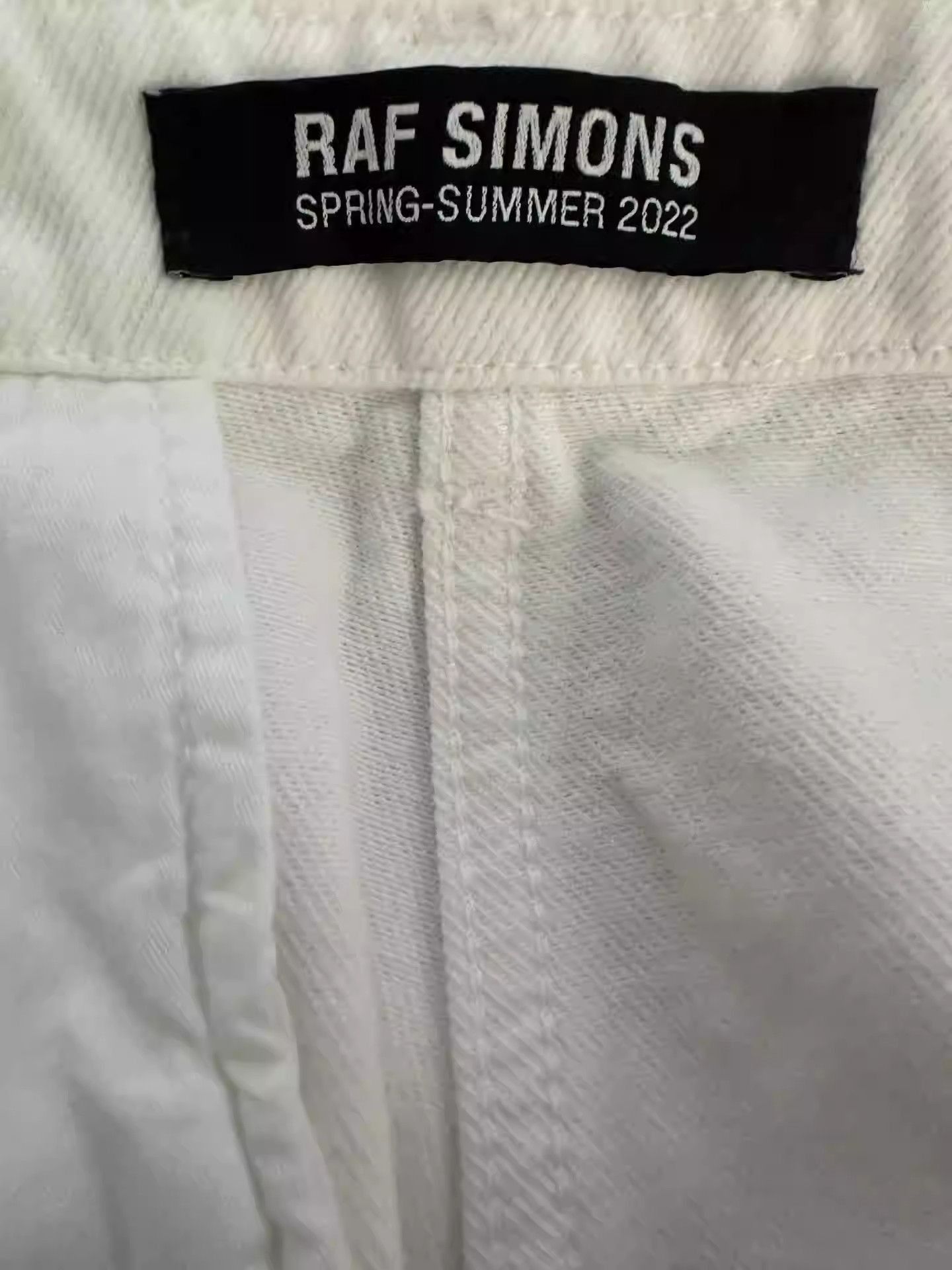 Raf Simons Raf Simons white denim wide leg shorts-2505 Size US 34 / EU 50 - 5 Thumbnail