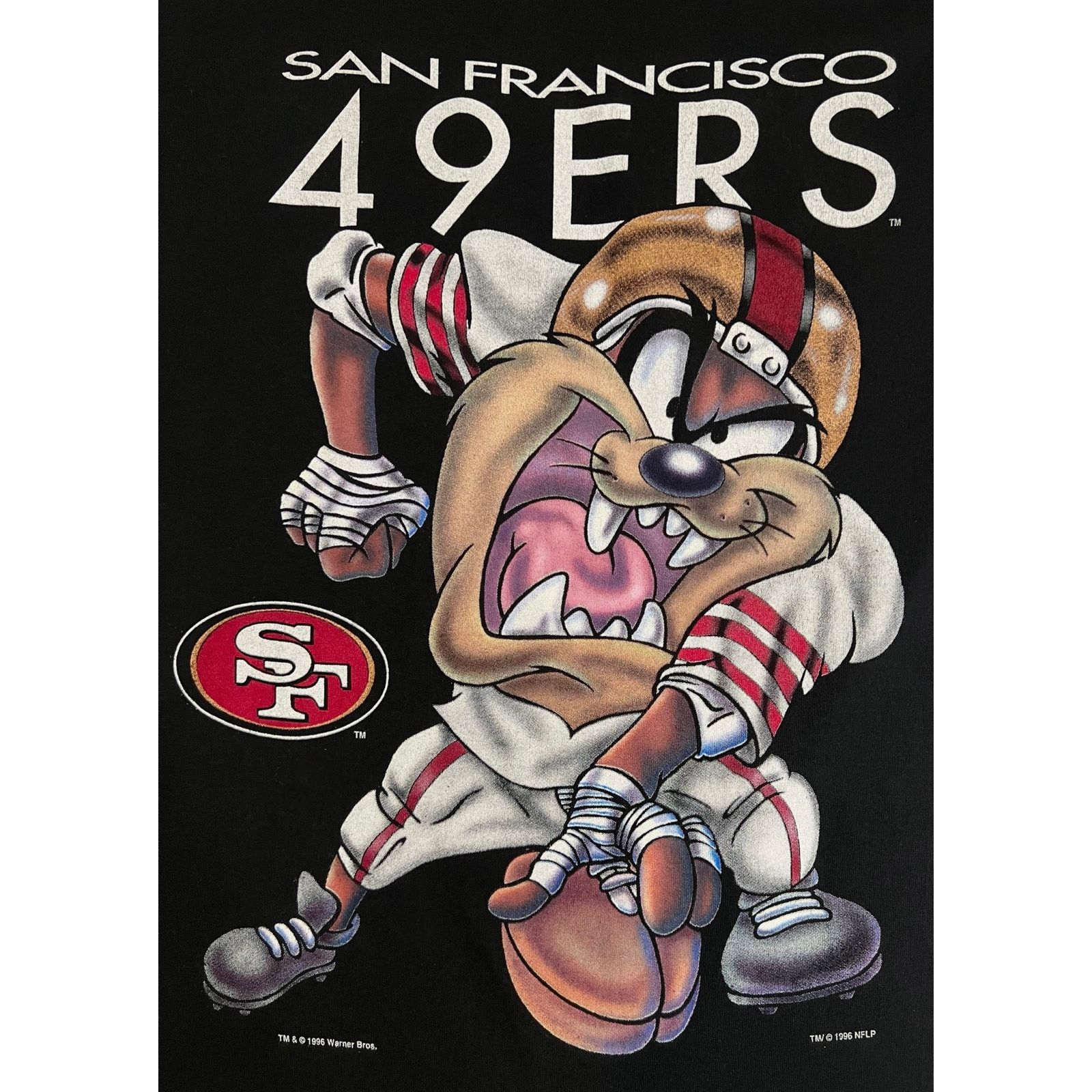 Other Vintage 1996 San Francisco 49ers Tasmanian Devil T-Shirt NFL Size US M / EU 48-50 / 2 - 2 Thumbnail