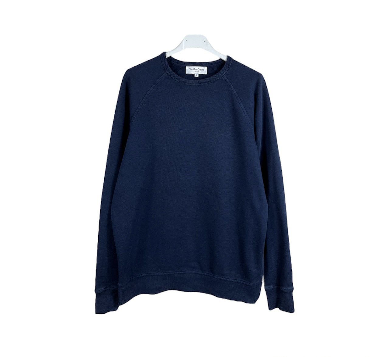 YMC YMC You Must Create basic navy y2k crewneck sweatshirt Size US S / EU 44-46 / 1 - 1 Thumbnail