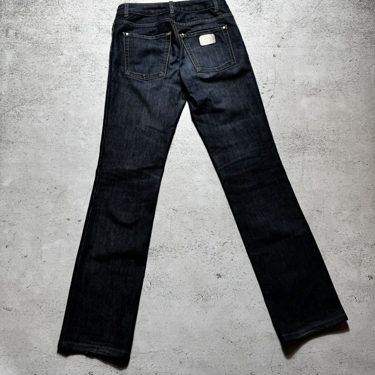 Roberto Cavalli rare flared roberto cavalli jeans golden logo y2k Size 28" / US 6 / IT 42 - 1 Thumbnail