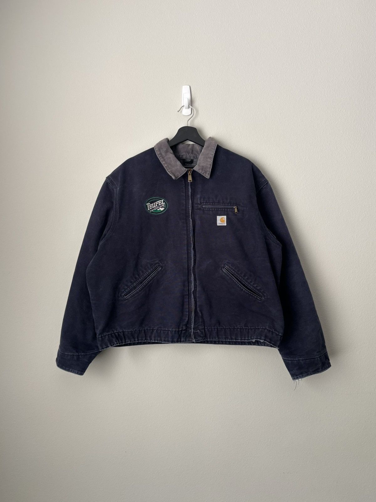 Carhartt × Vintage Vintage 00's Carhartt Detroit Jacket Navy