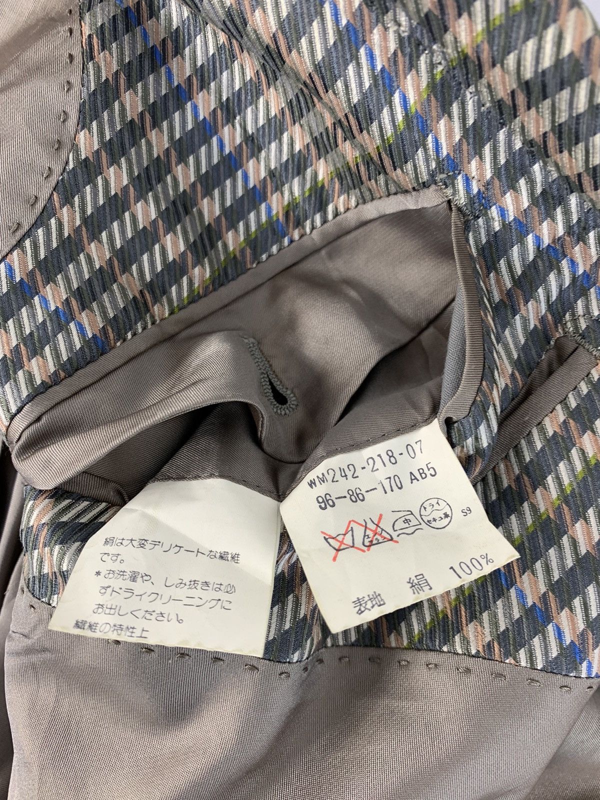 Burberry 90s Burberrys Prestige Collection Pure Silk Checked Coat Size US M / EU 48-50 / 2 - 6 Thumbnail