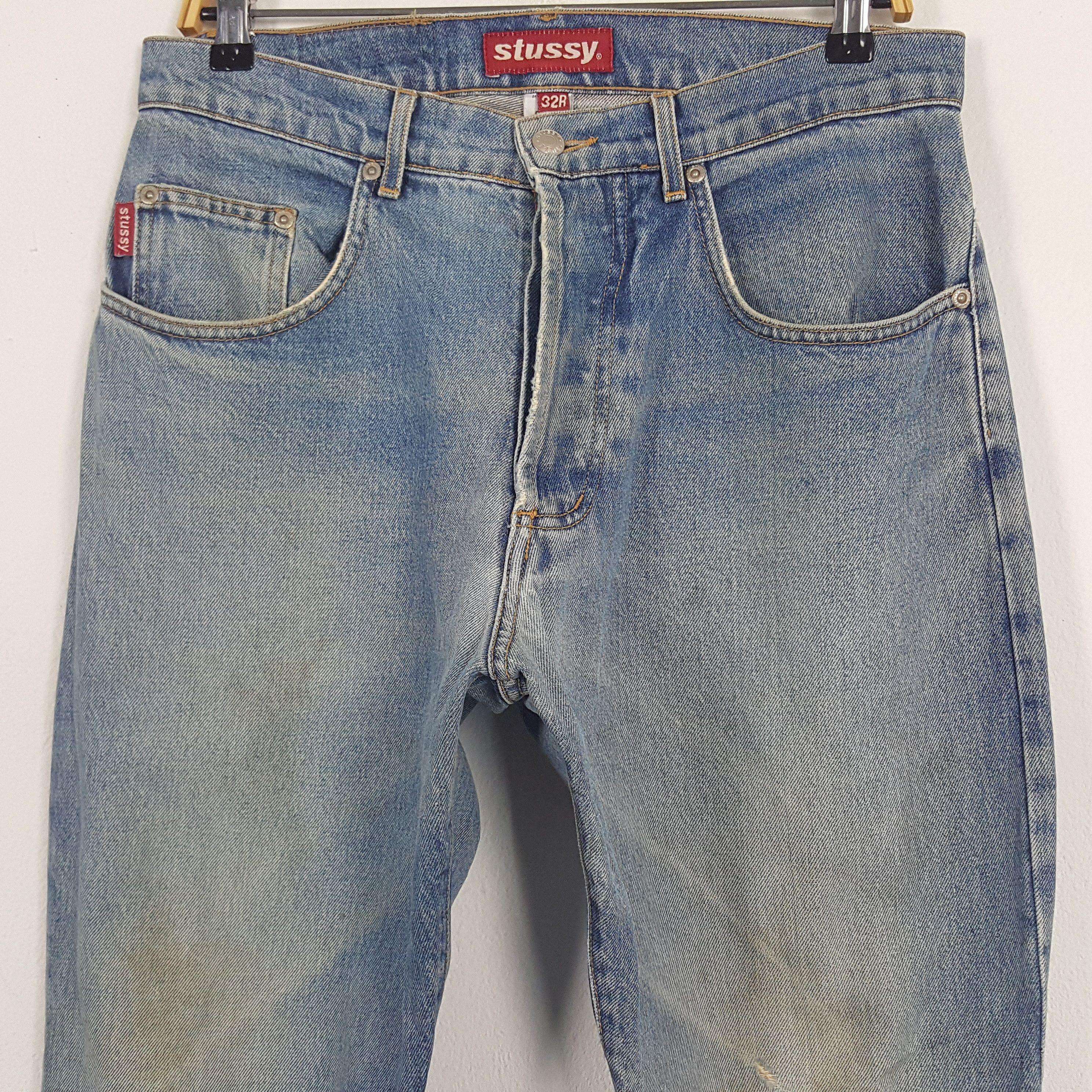 Stussy × Vintage Vintage Stussy Streetwear Style Denim Jeans Size US 32 / EU 48 - 4 Thumbnail