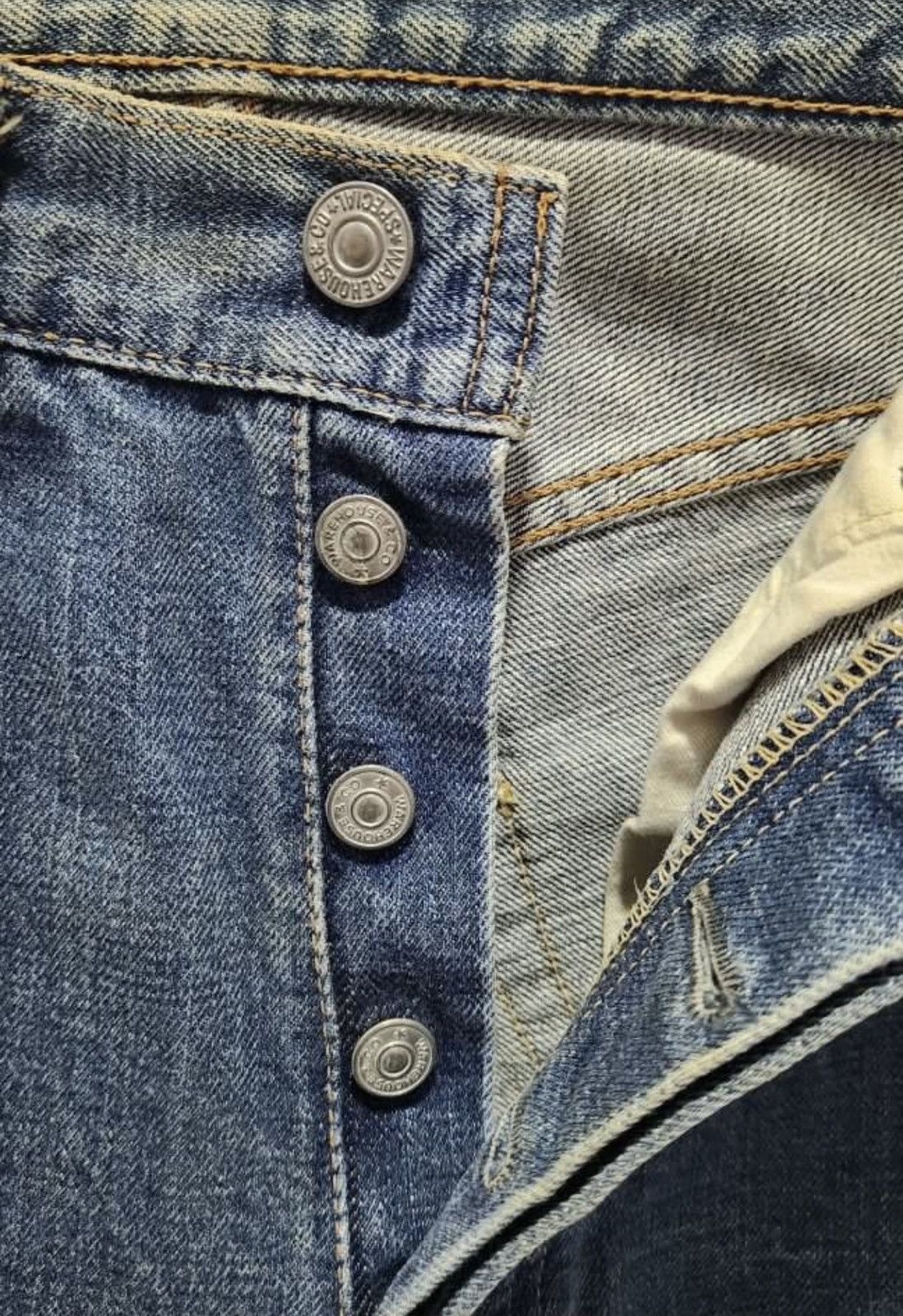 Japanese Brand × Warehouse Vintage Warehouse Selvedge Jeans Size 28" / US 6 / IT 42 - 7 Thumbnail