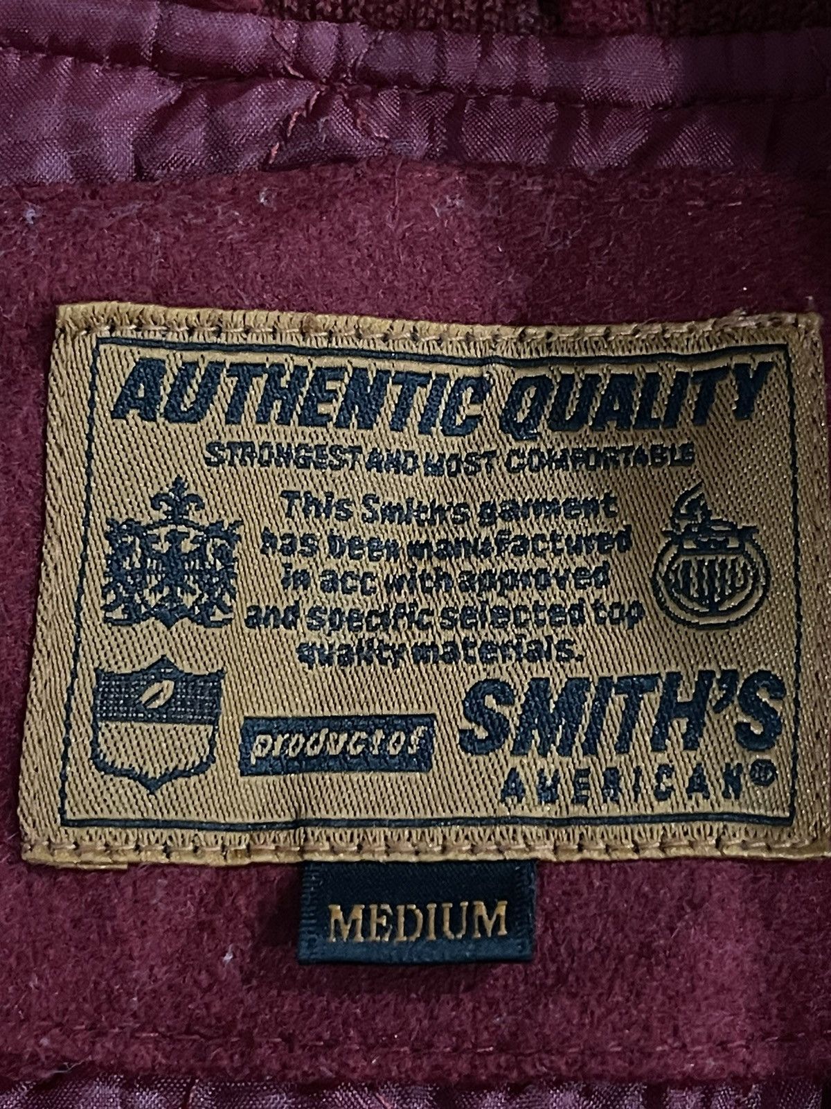 Other SMITHS AMERICAN VARSITY JACKET Size US M / EU 48-50 / 2 - 18 Thumbnail