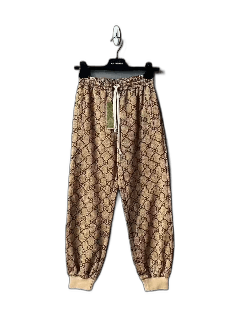 Gucci Gucci Brown Printed Athletic Pants Size US 26 / EU 42 - 1 Thumbnail