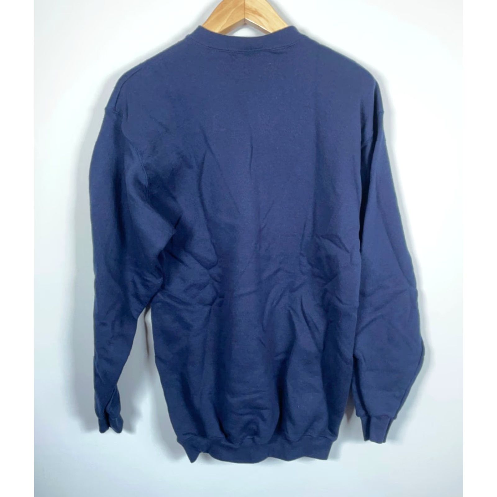 Vintage VINTAGE Discus Athletic Sweatshirt Shirt | Dark Blue | 90s Sun Faded Crewneck Mens Large Tall LT | Cotton-Blend Fleece Pullover Size US L / EU 52-54 / 3 - 2 Thumbnail
