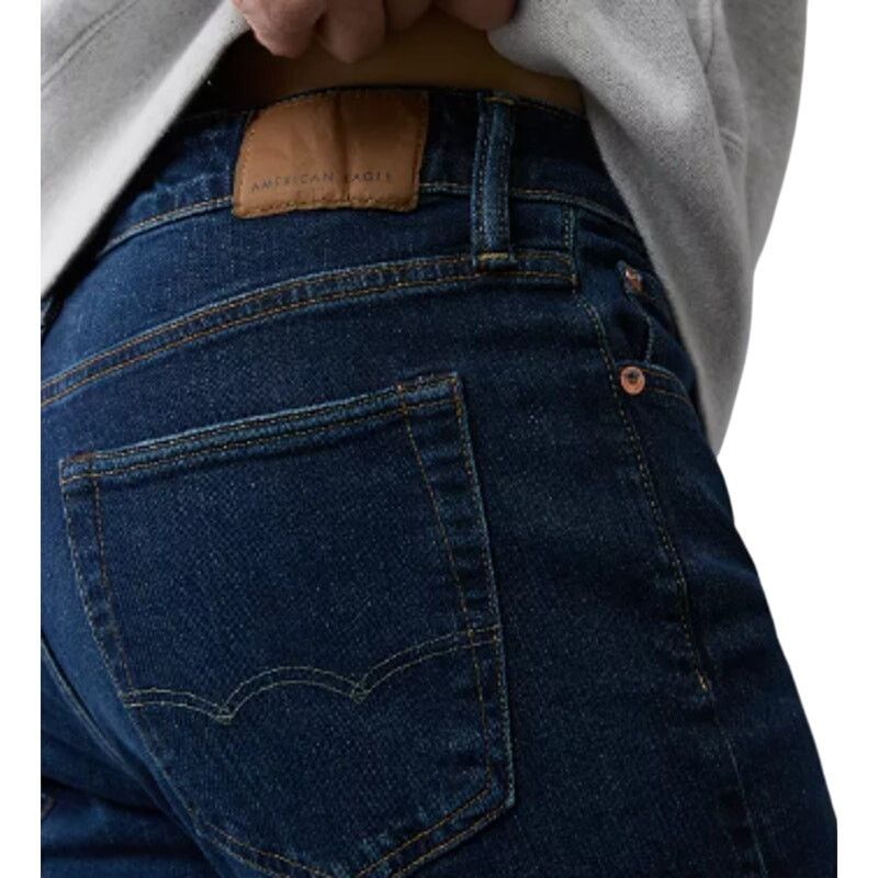 American Eagle Outfitters New AEO Mens Size 31 X 32 Athletic Skinny Denim Blue Jeans Size US 31 - 5 Thumbnail