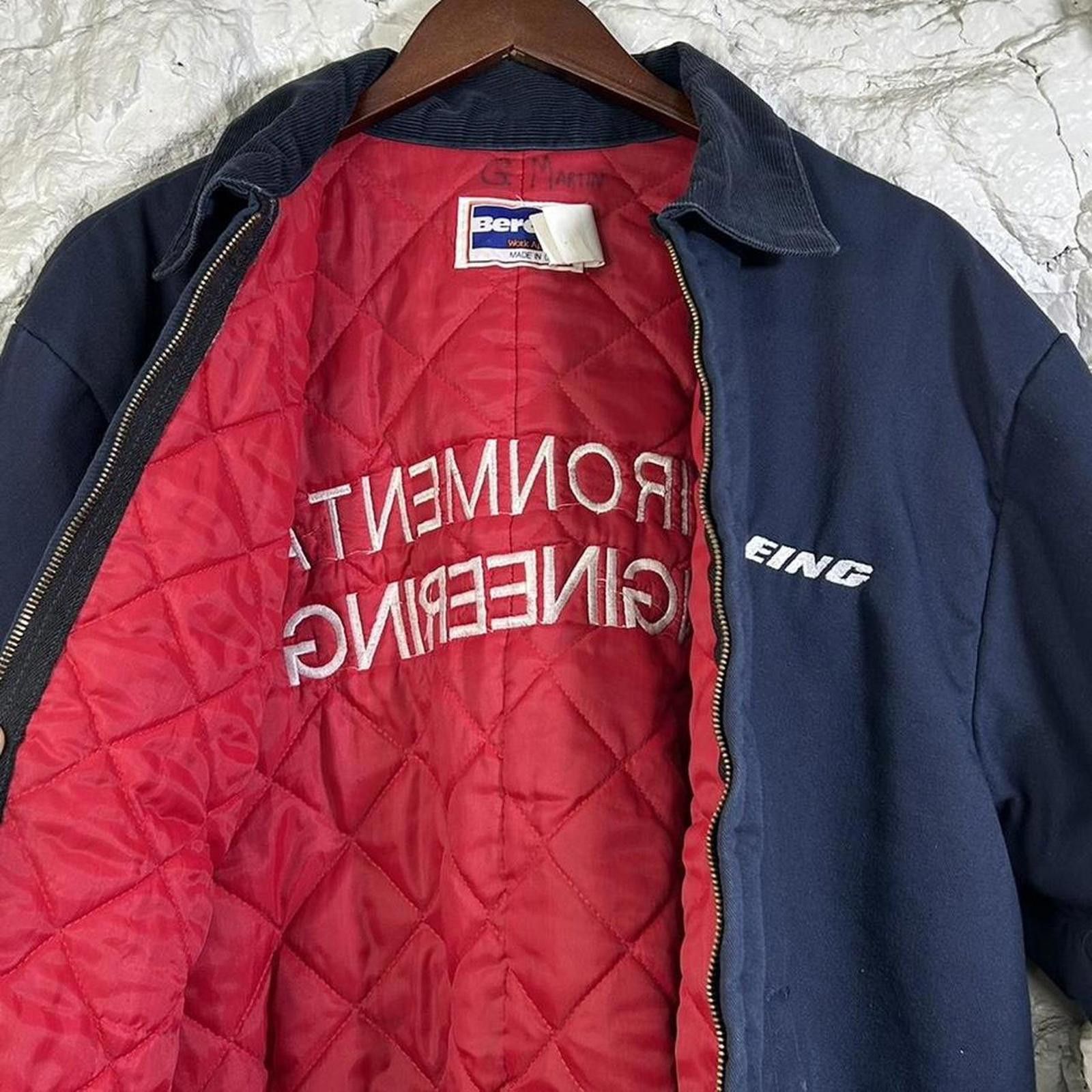 Other VTG Boeing Bomber Jacket Red Lined Size Large Size US L / EU 52-54 / 3 - 5 Thumbnail