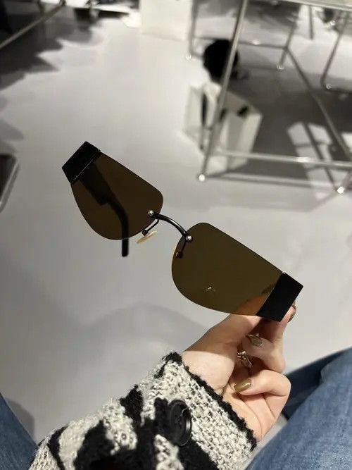 Designer × Vintage Retro Irregular sunglasses Size ONE SIZE - 4 Thumbnail
