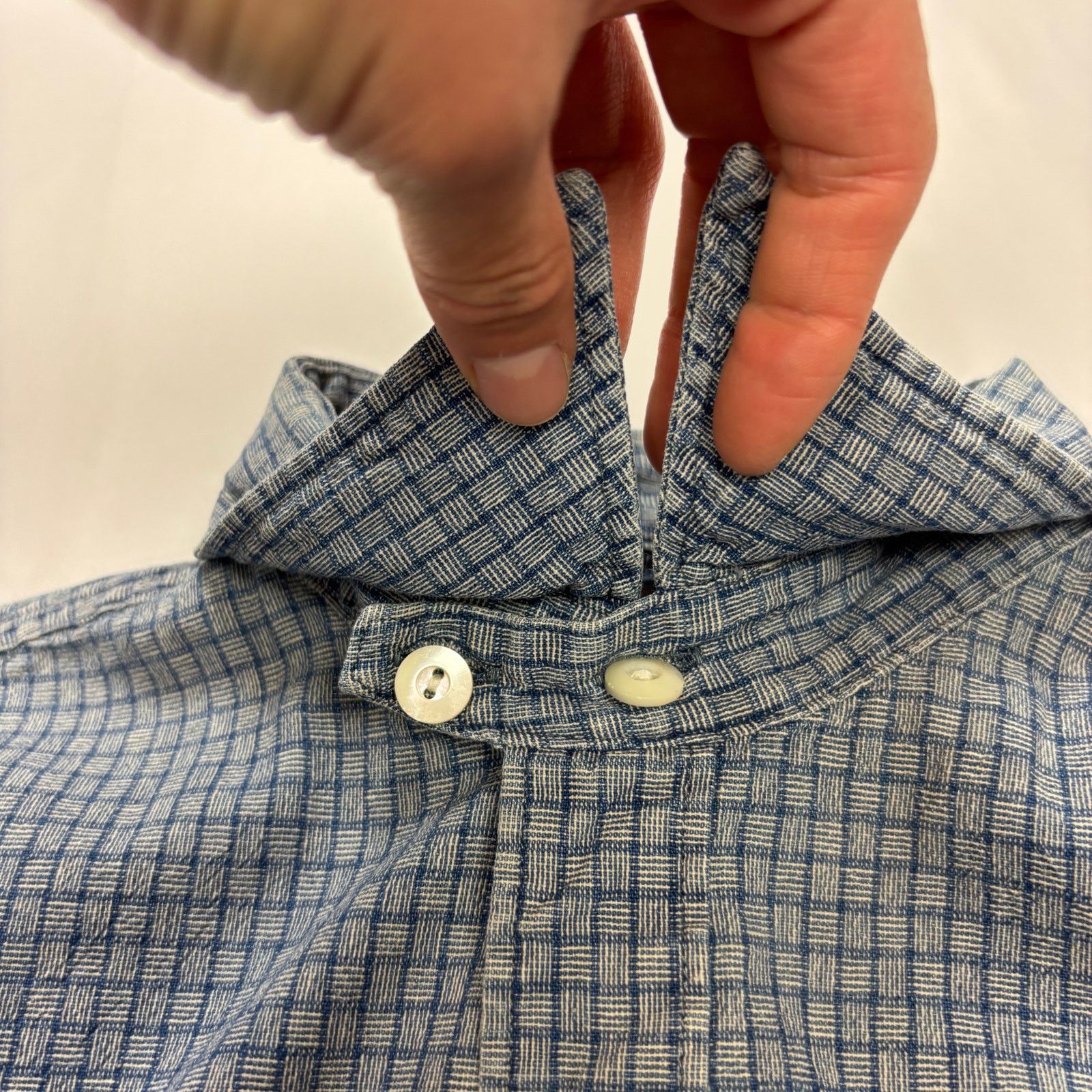 RRL Ralph Lauren RRL Double RL Ralph Lauren Plaid Button Up Chin Strap Shirt Size US XS / EU 42 / 0 - 5 Thumbnail