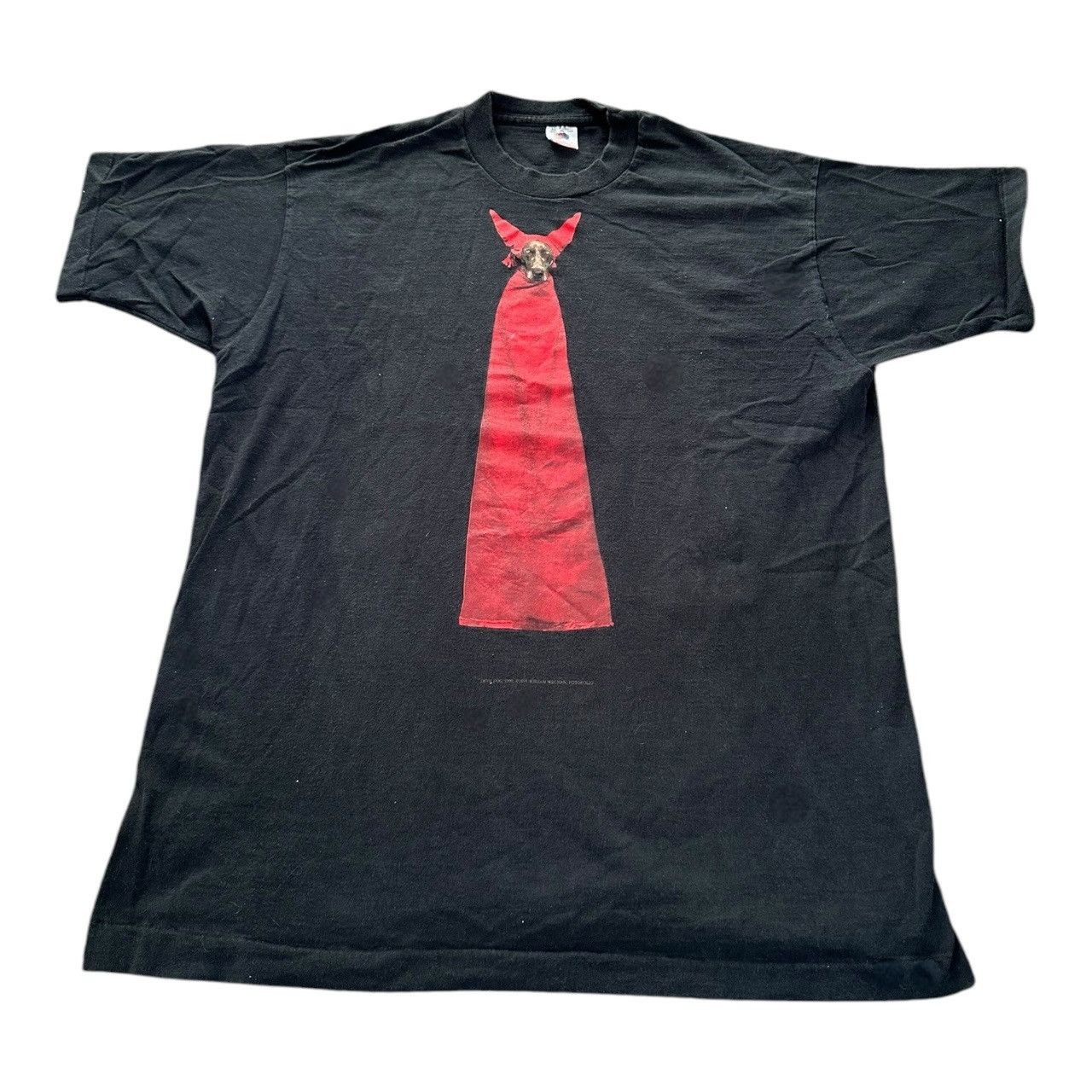 Fruit Of The Loom × Vintage Devil dog by William wegman tshirt 