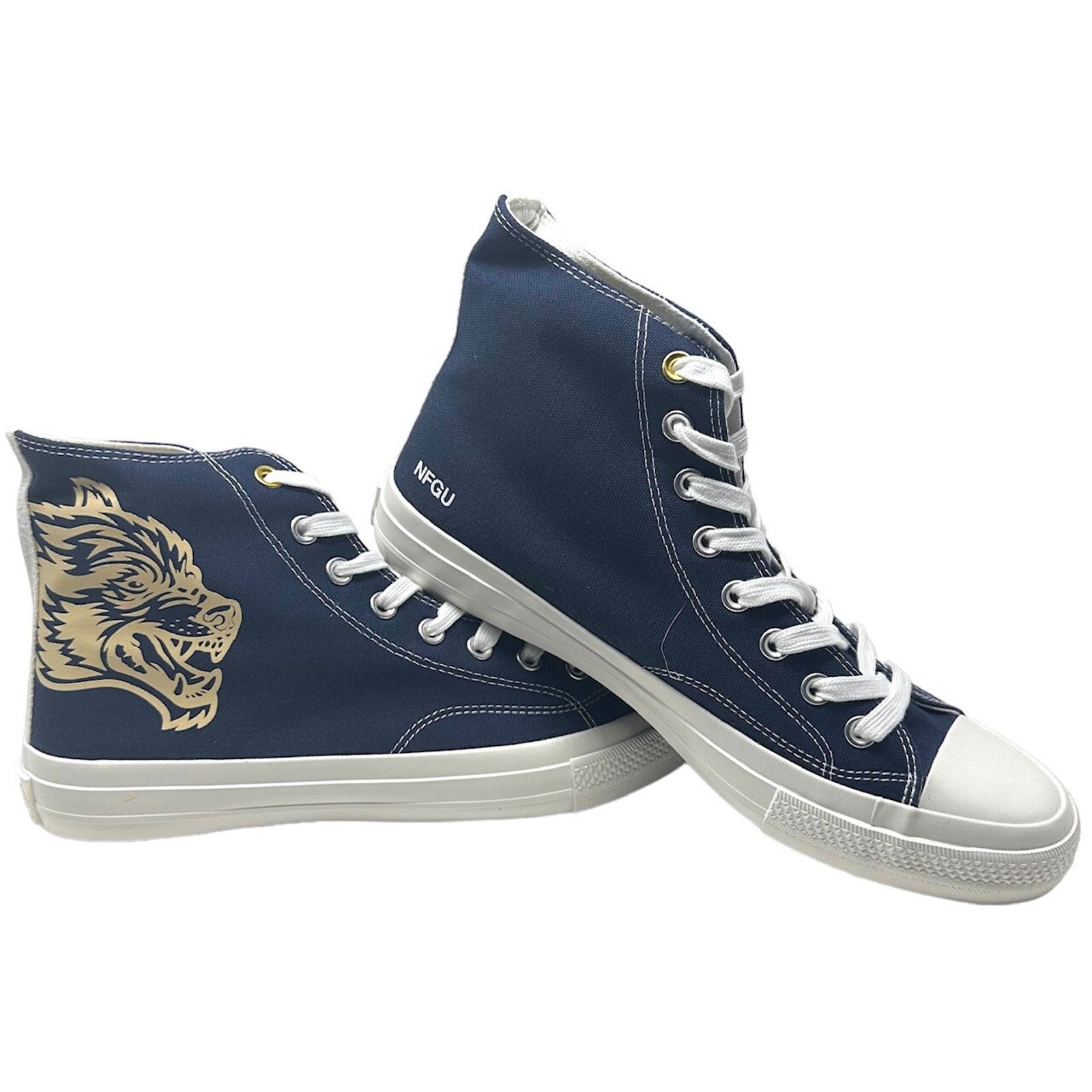 Darc Sport Darc Sport High Top Shoes W1-DIOS Wolves Forever in Navy/Tan Size US 10 / EU 43 - 1 Thumbnail