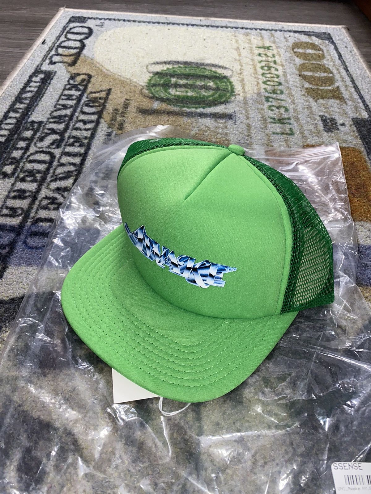Awake NY AWAKE NY Chrome Logo Trucker Hat Size ONE SIZE - 1 Thumbnail
