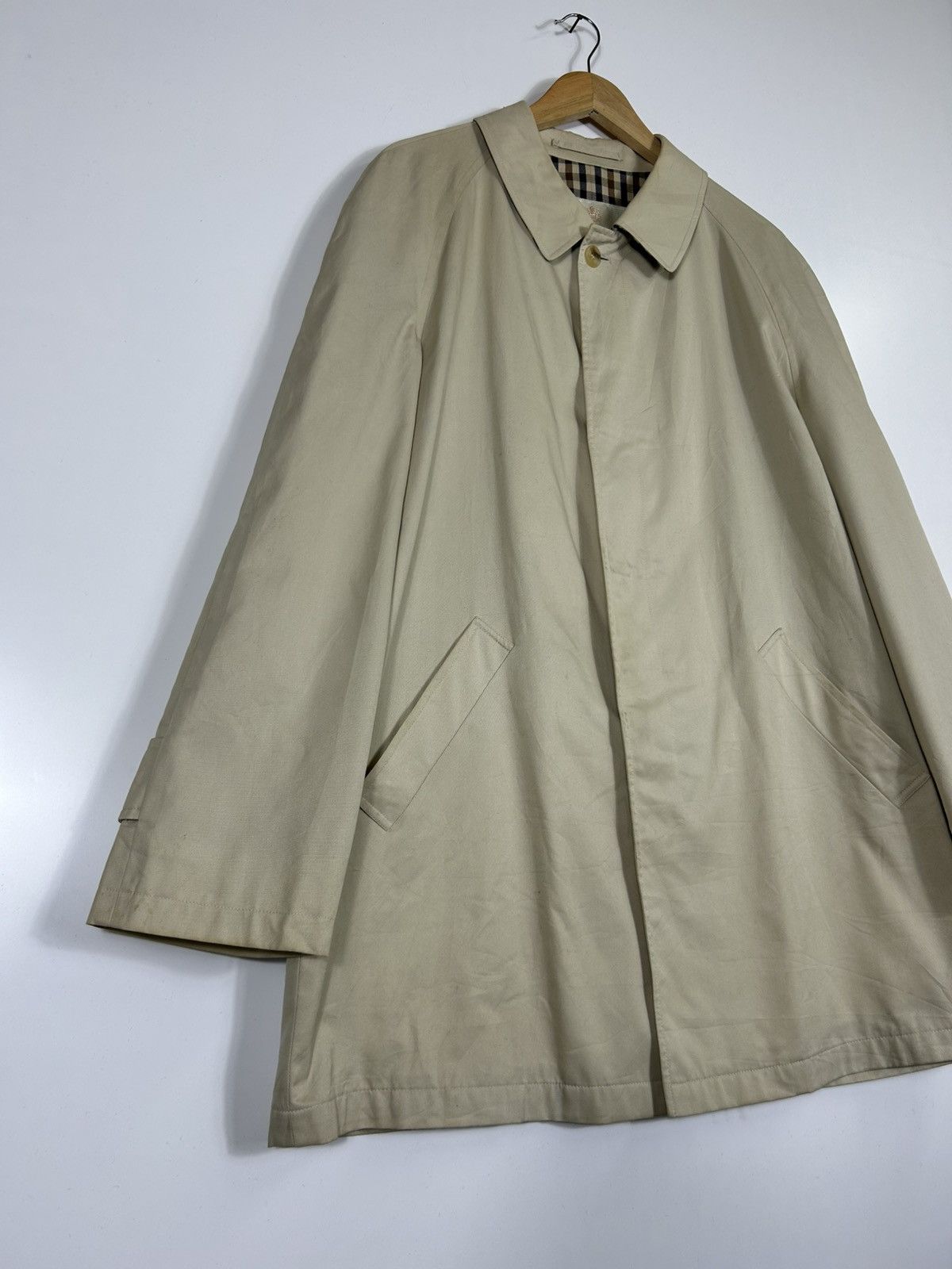 Aquascutum × Vintage ⚡️Vintage Aquascutum England Button Coat Jacket Size US M / EU 48-50 / 2 - 3 Thumbnail