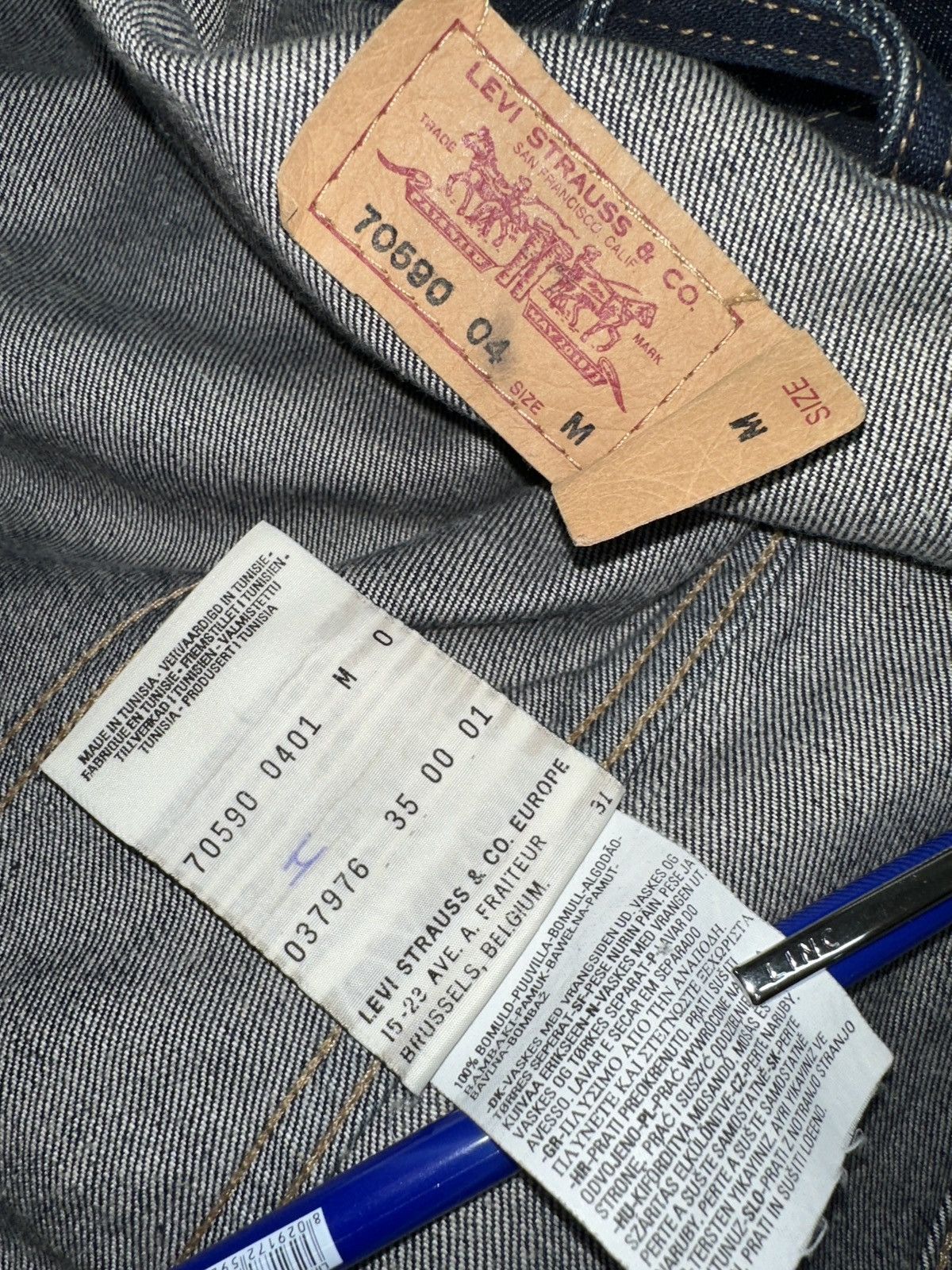 Levi's Levi's women's denim trucker jacket Size US M / EU 48-50 / 2 - 4 Thumbnail