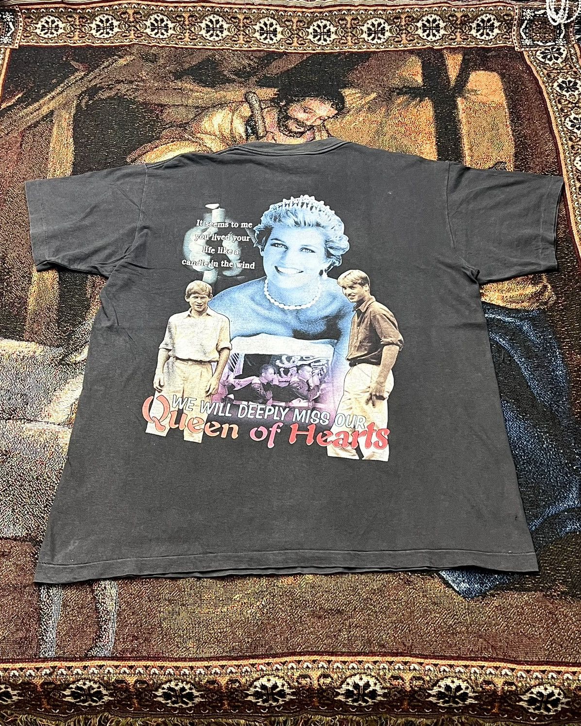 Rap Tees Princess Diana Rap Tee Memorial Size US XL / EU 56 / 4 - 3 Thumbnail