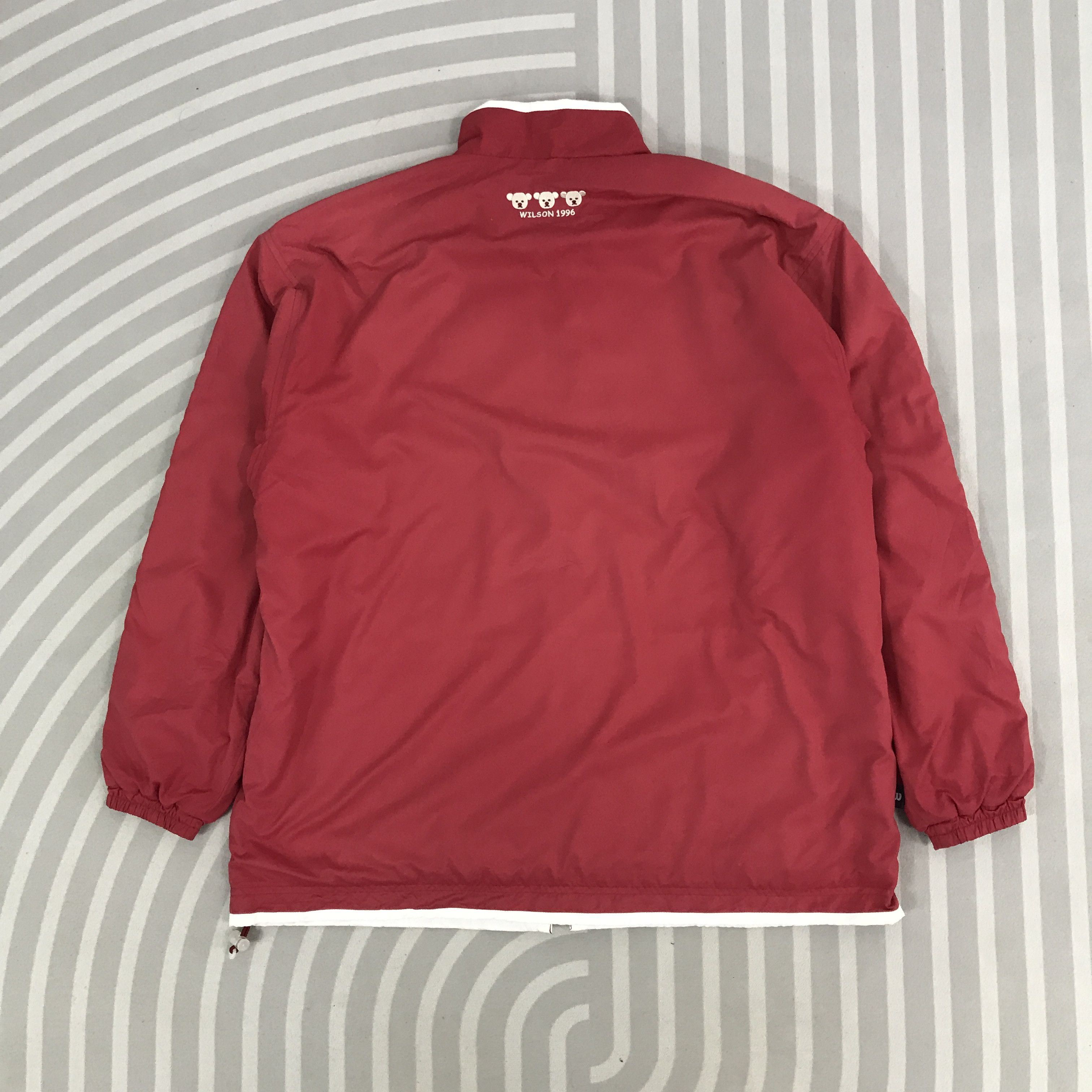 Vintage × Wilson Vintage Wilson bear windbreaker Jacket Size US L / EU 52-54 / 3 - 3 Thumbnail
