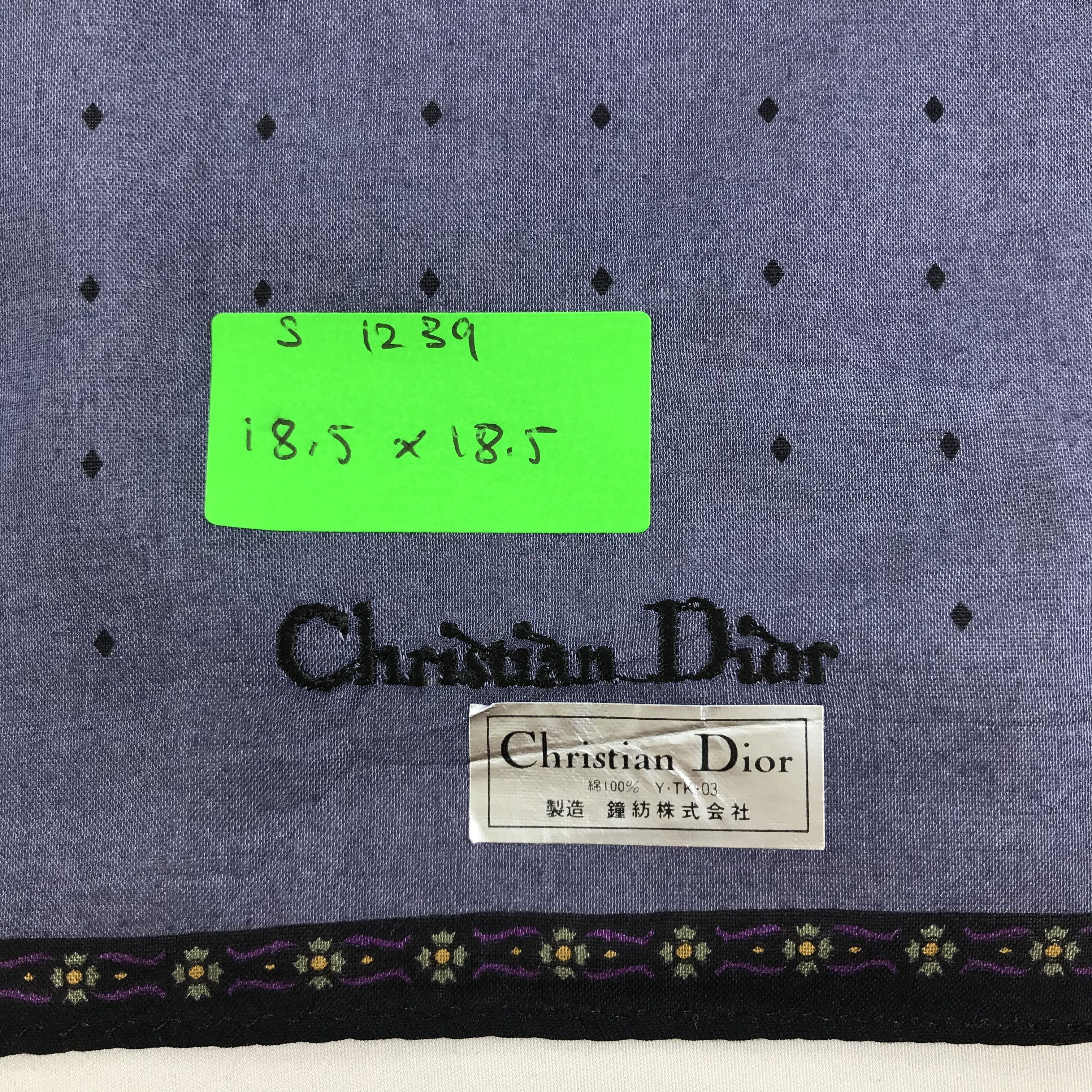Vintage Christian Dior Neckerchief / Bandana / Handkerchief Size ONE SIZE - 5 Thumbnail