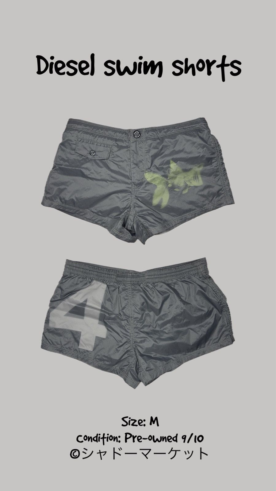 Diesel Diesel swim shorts size m Size 26" / US 2 / IT 38 - 1 Thumbnail