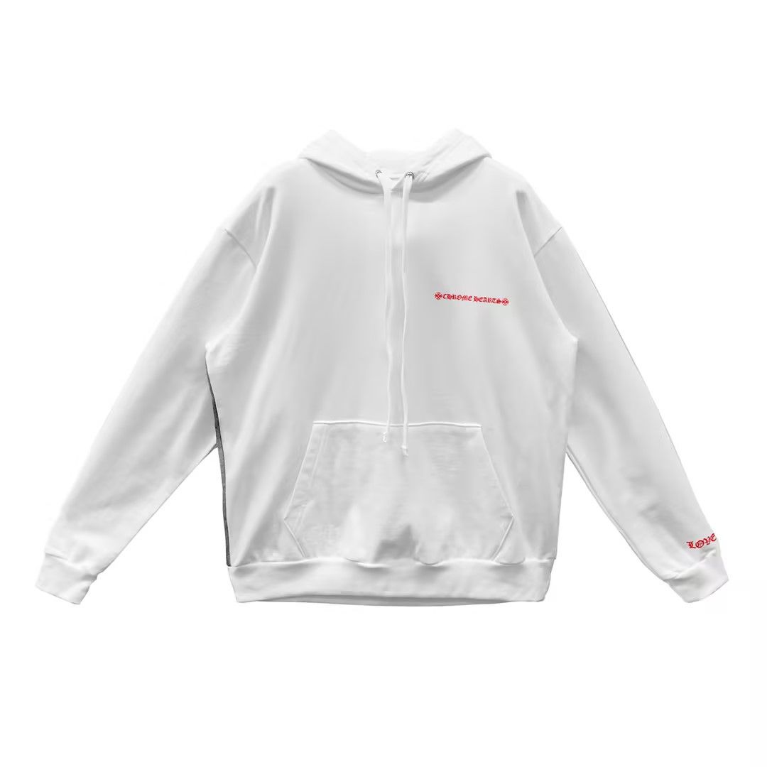 Chrome Hearts Chrome Hearts LLS “Love You” Portrait Red Letter Hoodie Size S / US 4 / IT 40 - 2 Thumbnail