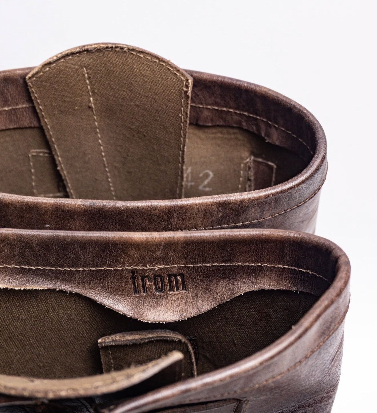 Other Unknown Brand – Engineer Boots – Brown Leather Size US 9.5 / EU 42-43 - 9 Thumbnail