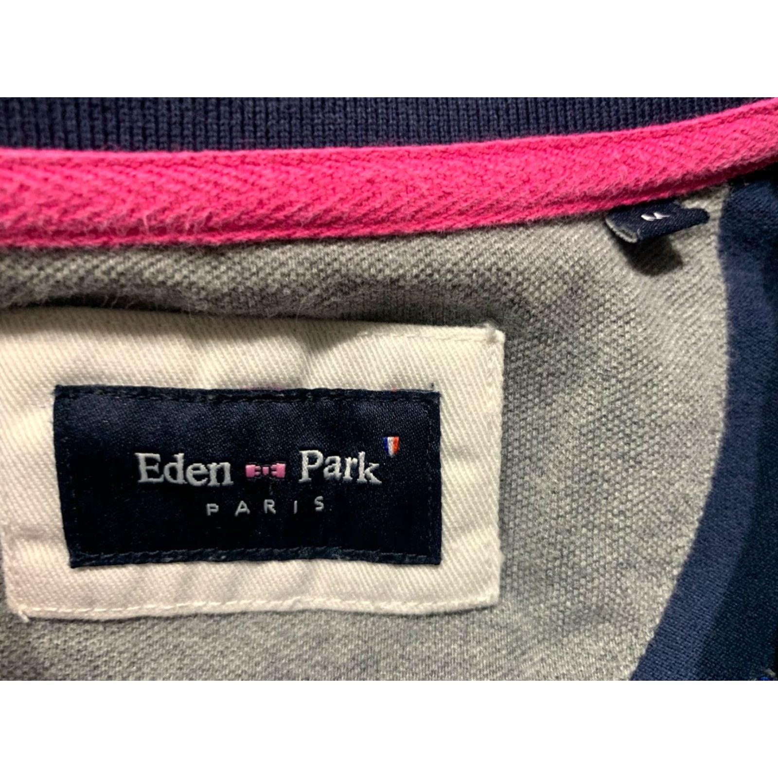 Eden Park EDEN PARK Polo Shirt Mens M Short Sleeve Pique Cotton Black Golf Size US M / EU 48-50 / 2 - 5 Thumbnail