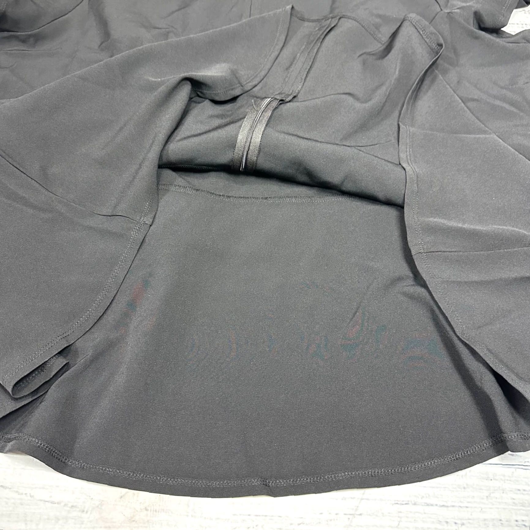 Vintage Lane Bryant Womens Blouse Shirt Plus 30/32 Black Cap Sleeve Tie Waist Back Zip New Size 4XL / US 24-26 - 5 Thumbnail