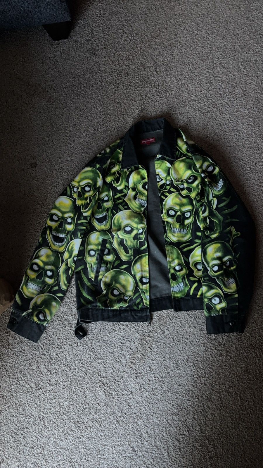 Supreme 2018 Supreme Skullpile Work Jacket Size US M / EU 48-50 / 2 - 2 Thumbnail