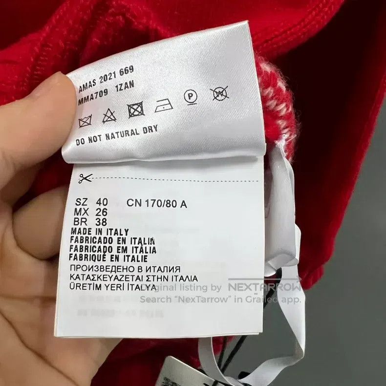 Miu Miu Miu Miu 40 Disney co-branded red Mickey printed sweater Size L / US 10 / IT 46 - 4 Thumbnail