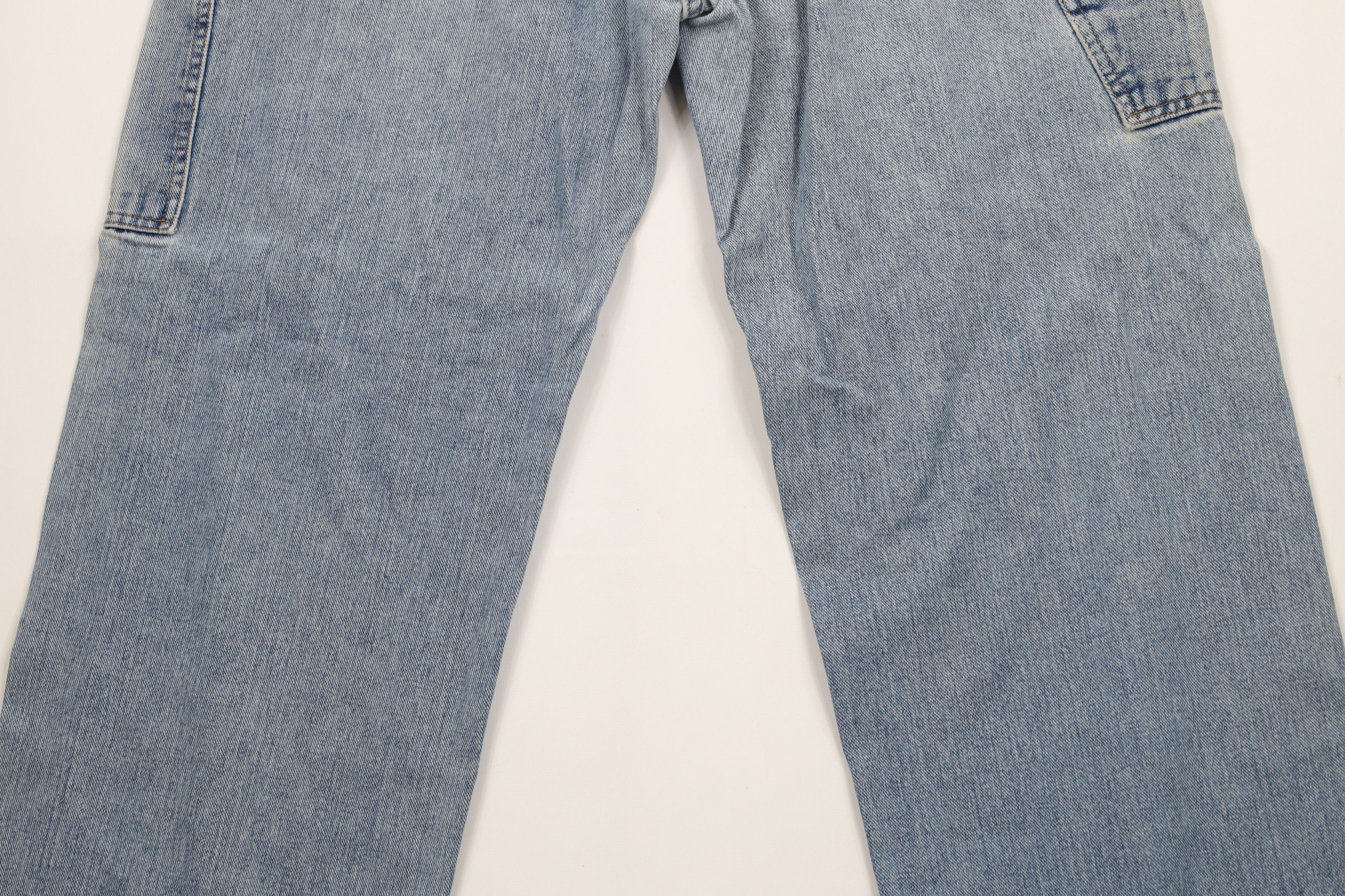 Nautica × Vintage Vintage 90s Nautica Baggy Wide Leg Dungaree Denim Jeans Size US 36 / EU 52 - 13 Thumbnail