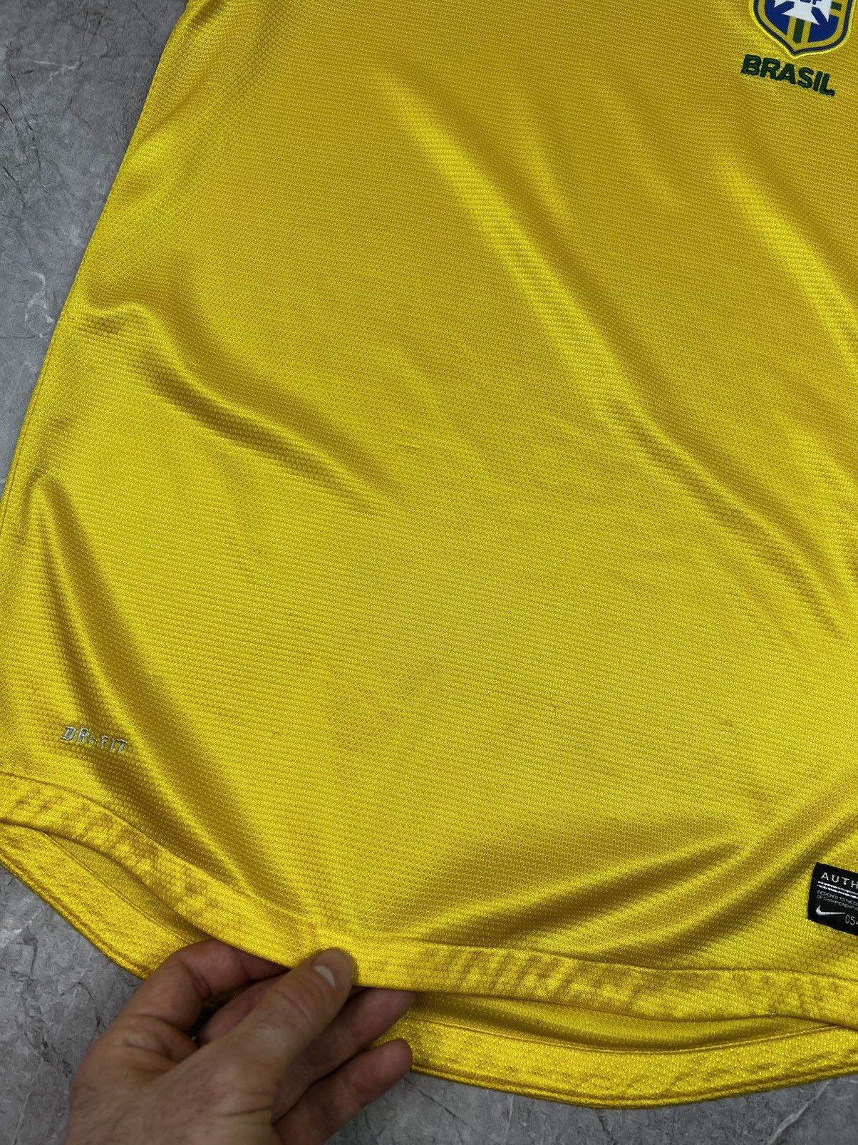 Nike Nike Brasil Soccer Jersey Tee T Shirt Size US S / EU 44-46 / 1 - 10 Thumbnail