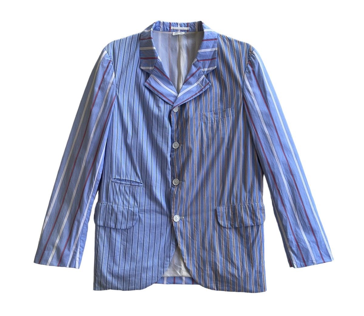 Comme des Garcons Homme Deux SS20 Comme Des Garcons Homme Deux Stripe Jacket Size US M / EU 48-50 / 2 - 3 Thumbnail