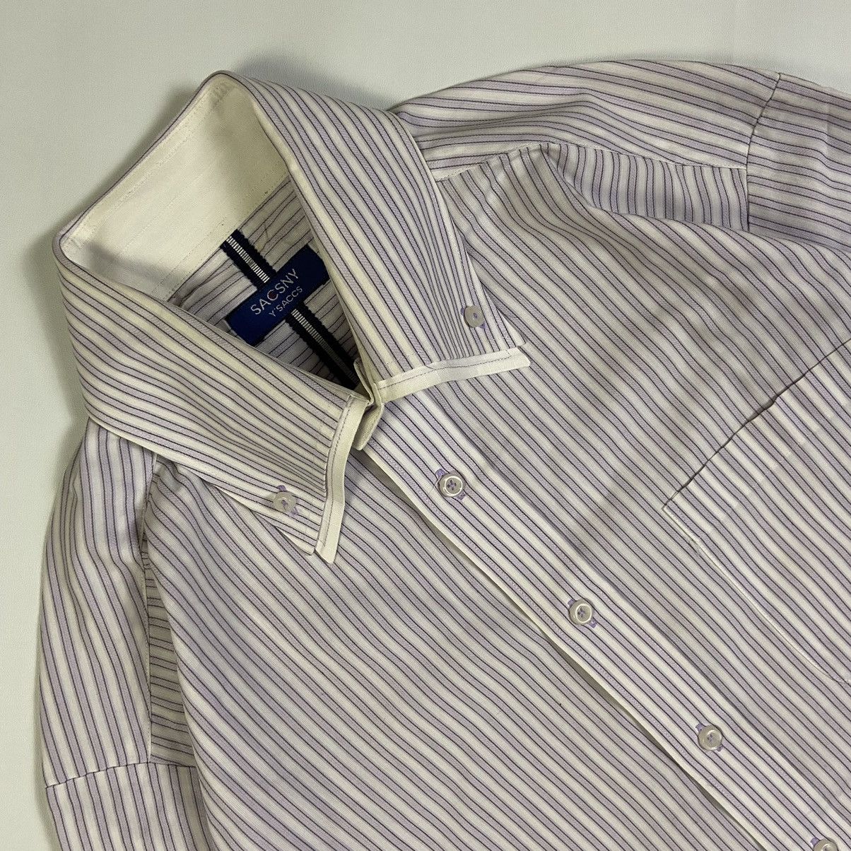 Yohji Yamamoto Y’Saccs Sacsny Stripe Button Up Size US M / EU 48-50 / 2 - 3 Thumbnail