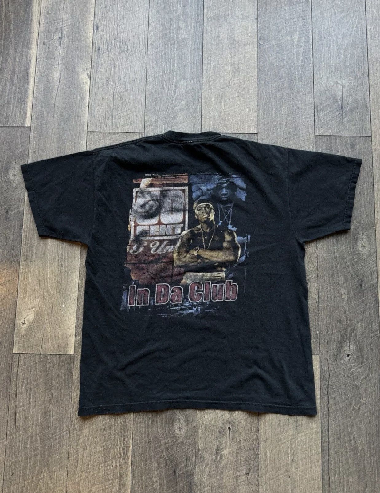 G-Unit × Vintage Vintage Y2K 50 Cent In Da Club G Unit Faded Rap Tee - XL Size US L / EU 52-54 / 3 - 6 Thumbnail