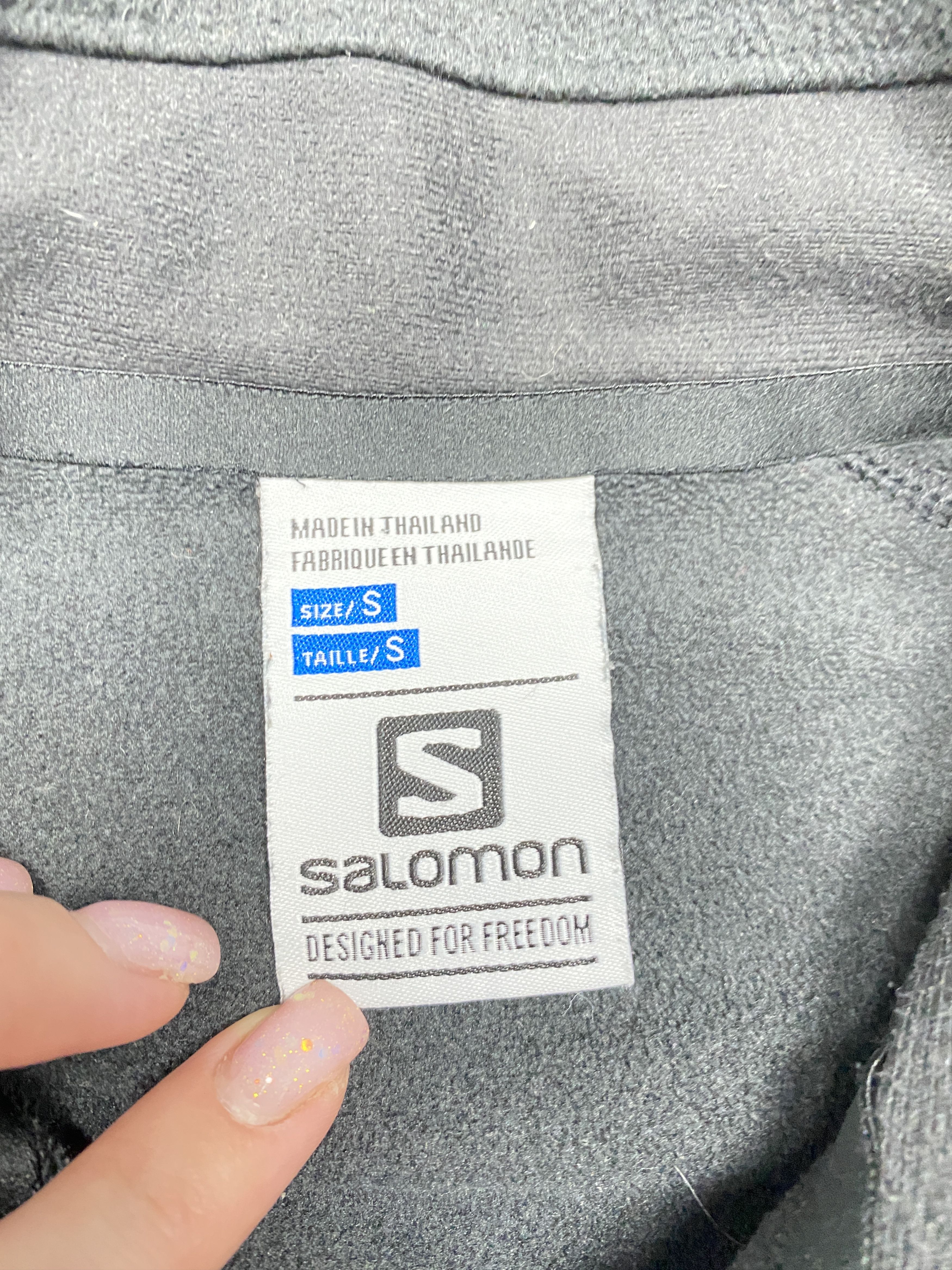 Salomon × Vintage Salomon Vintage Mens Outdoor Full Zip Fleece Jacket Size US S / EU 44-46 / 1 - 5 Thumbnail